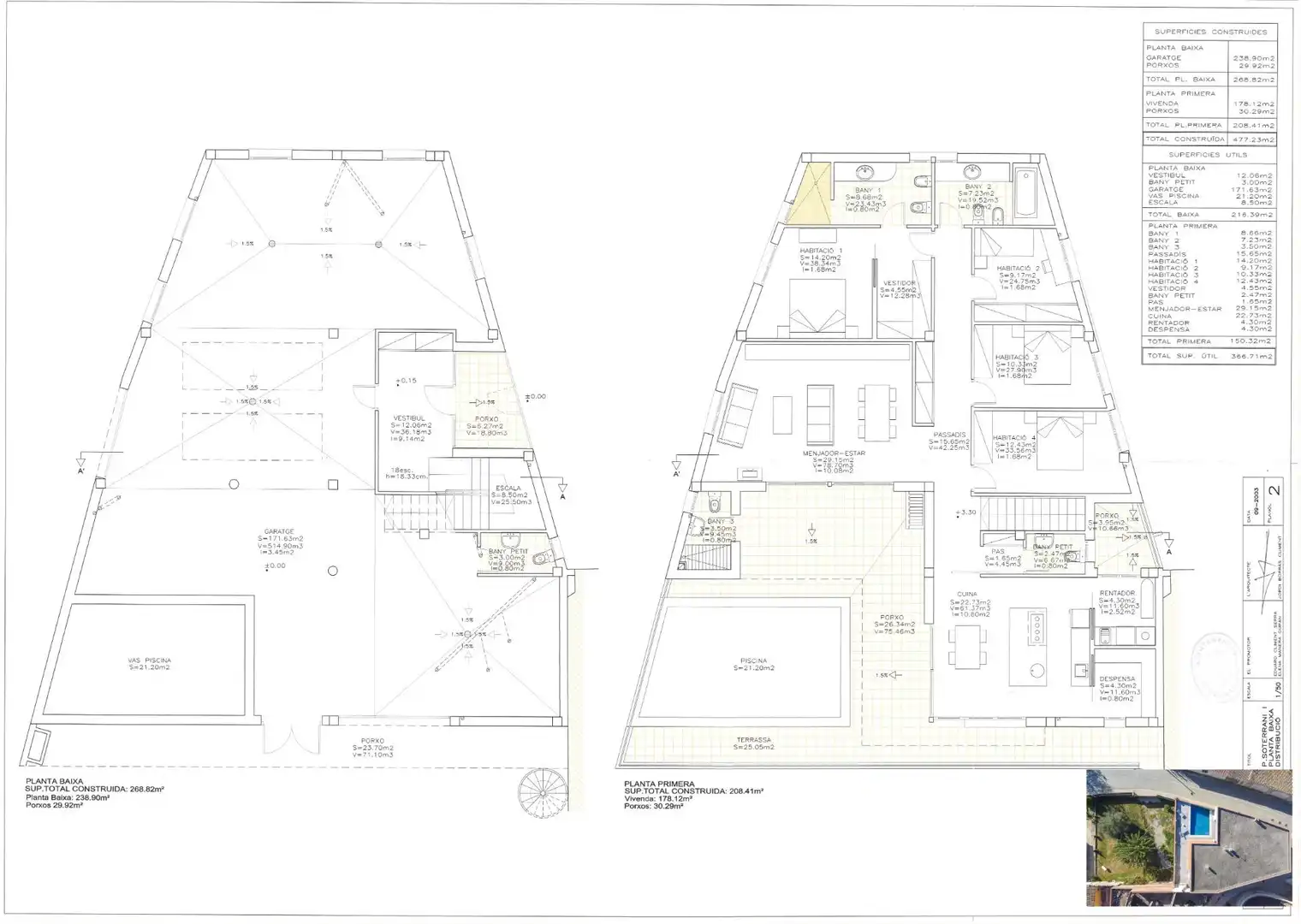 Casa o xalet en venda en Santa Llogaia d'Àlguema amb Aire condicionat, Terrassa i Traster