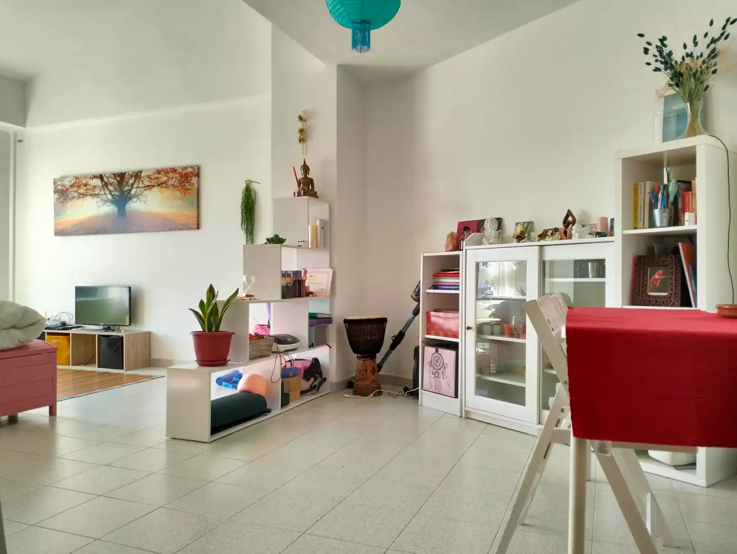 Sala de estar de Ático en venta en Banyoles con Aire acondicionado, Parquet y Terraza