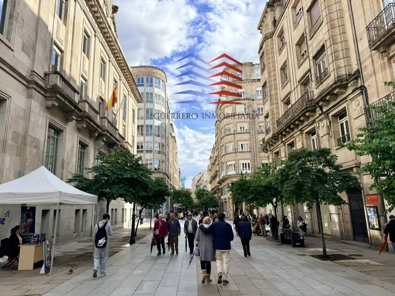 Exterior view of Apartments for rent in Ourense Capital   with Heating, Parquet flooring and Storage room