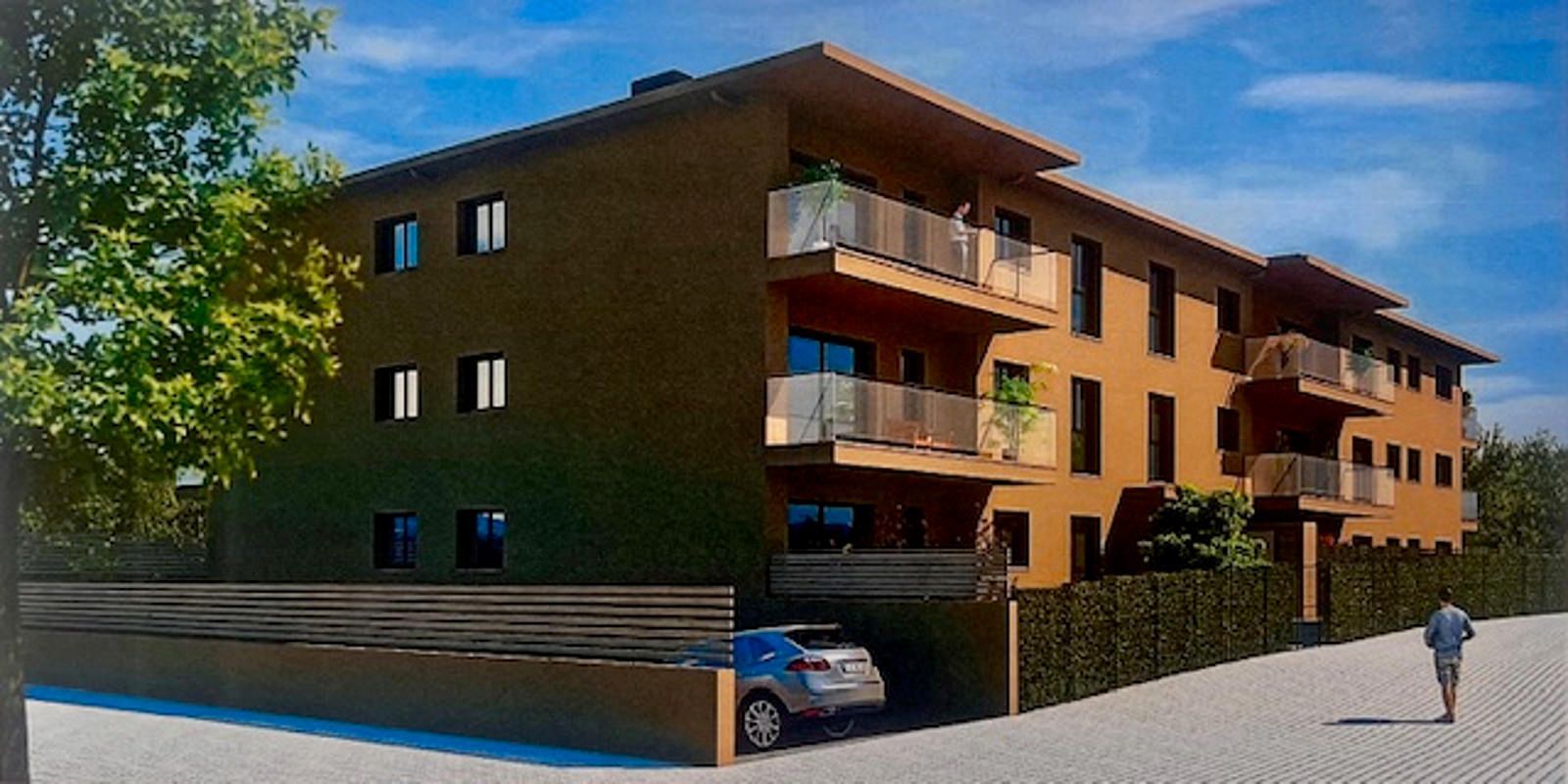 Exterior view of Flat for sale in Pals  with Air Conditioner, Terrace and Swimming Pool