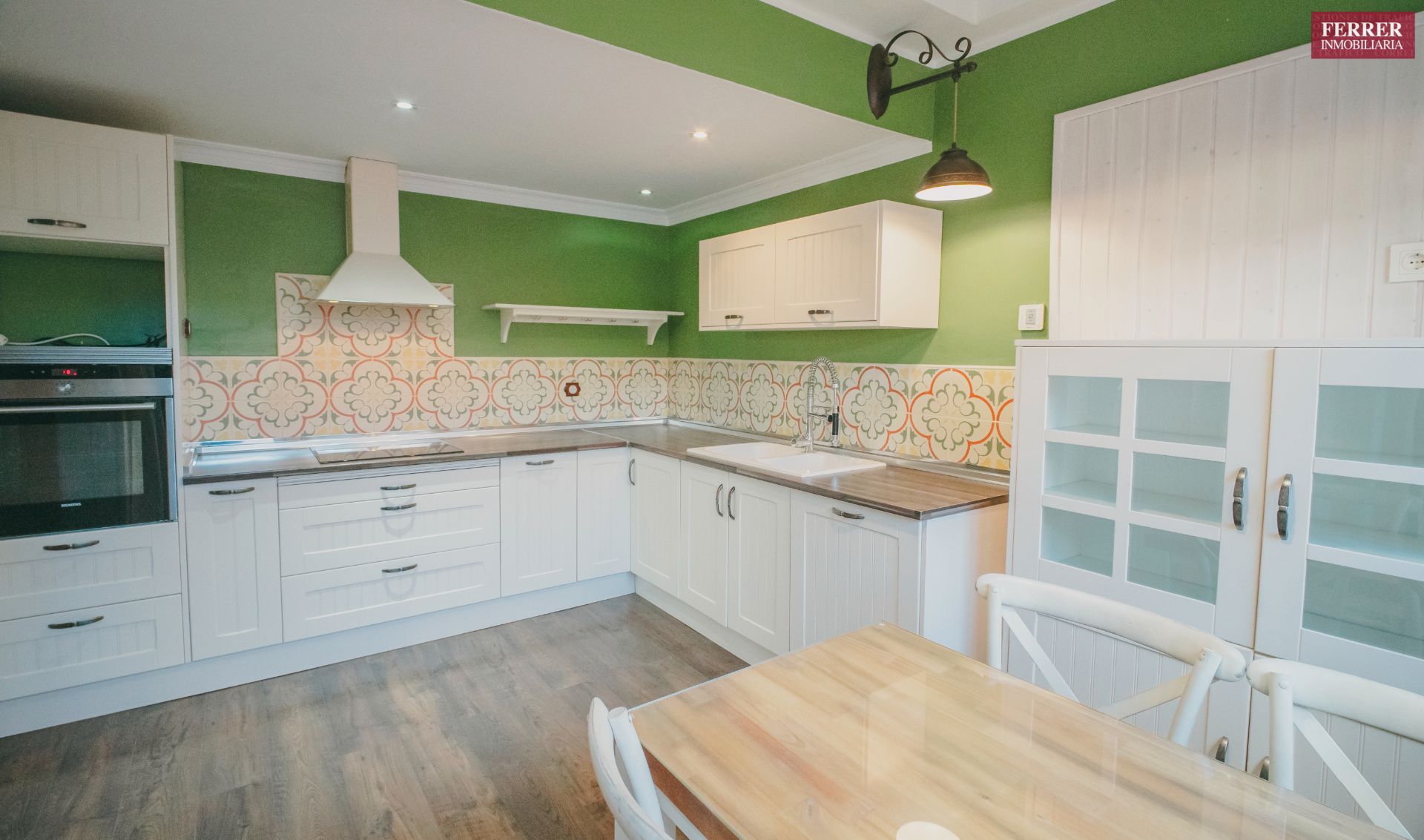 Cuina de Casa adosada en venda en Cartagena amb Aire condicionat, Parquet i Terrassa