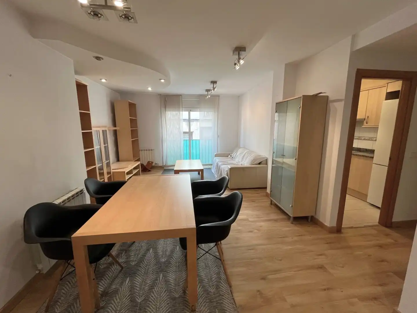 Living room of Flat for sale in Calonge i Sant Antoni  with Air Conditioner, Heating and Parquet flooring