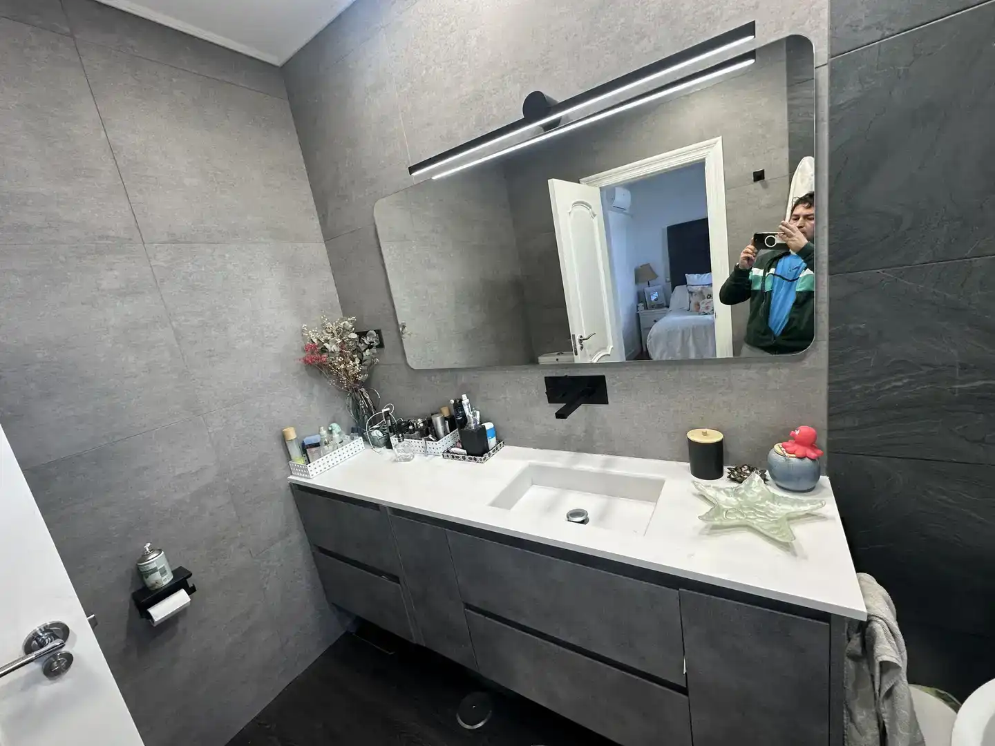 Baño de Casa o chalet en venta en Huércanos con Aire acondicionado, Jardín privado y Parquet