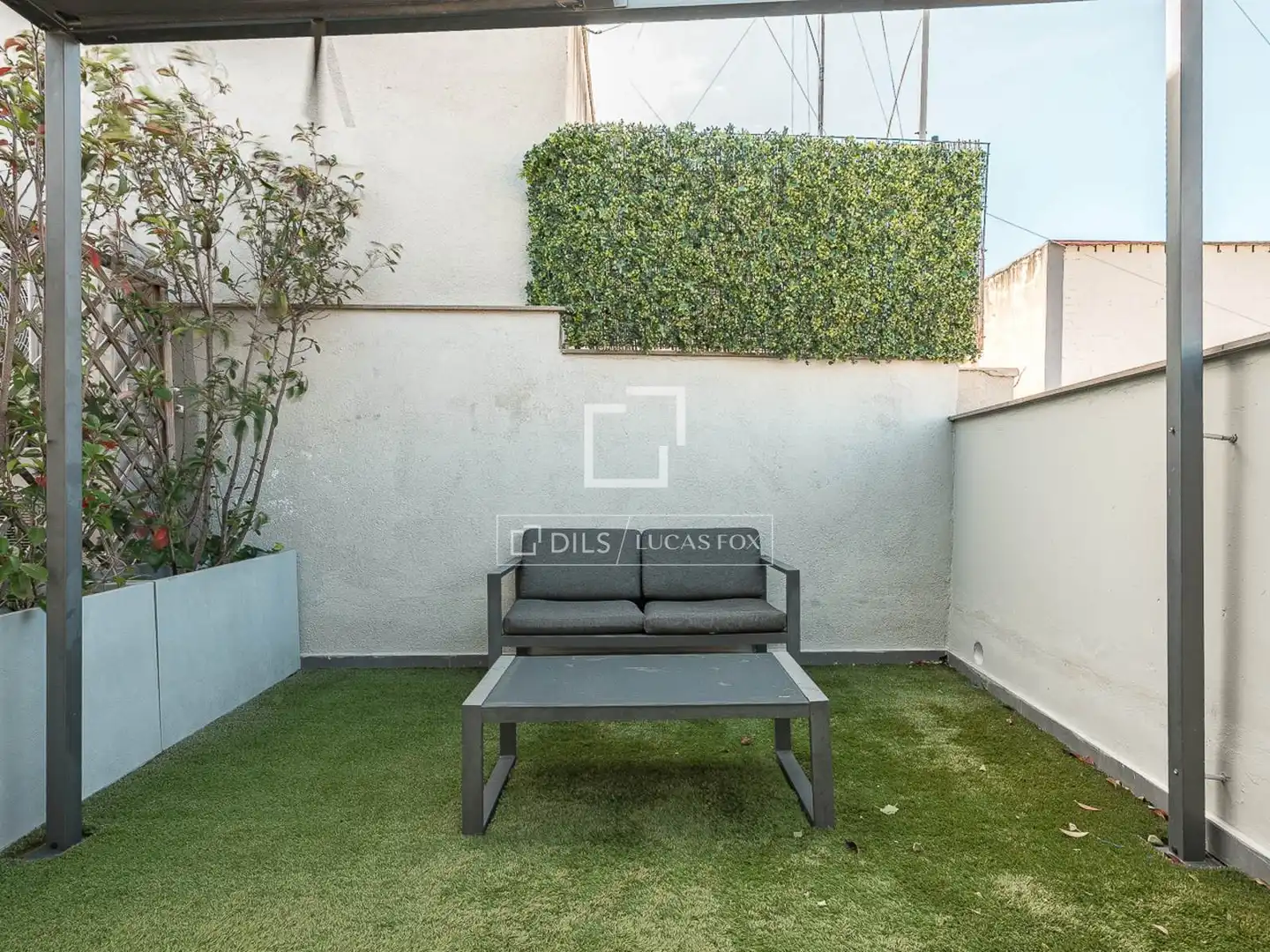 Terrasse von Dachboden zum Verkauf in Barcelona mit Klimaanlage, Heizung und Schwimmbad
