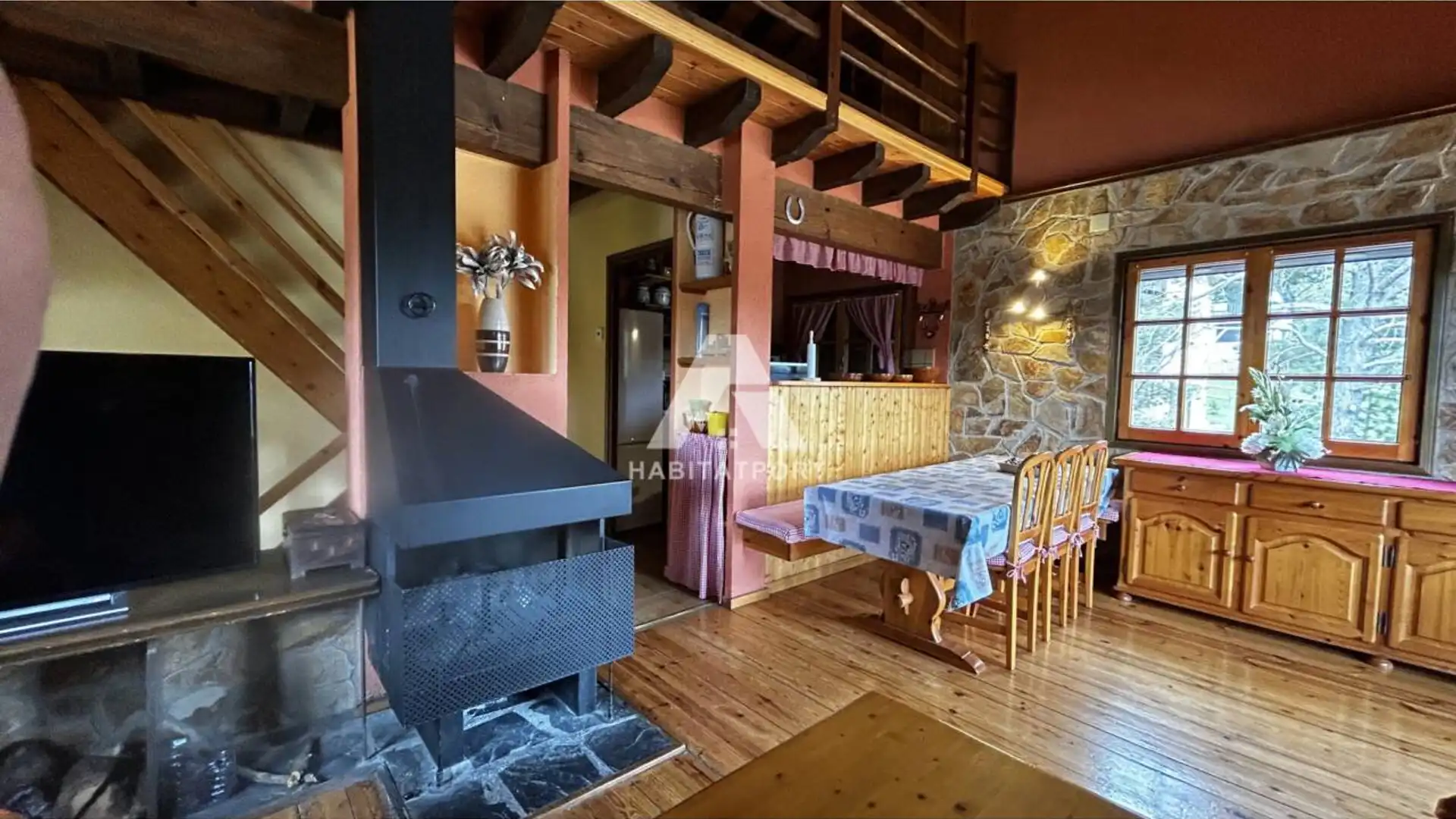 Dining room of Houses for sale in La Coma i la Pedra  with Heating, Private garden and Parquet flooring