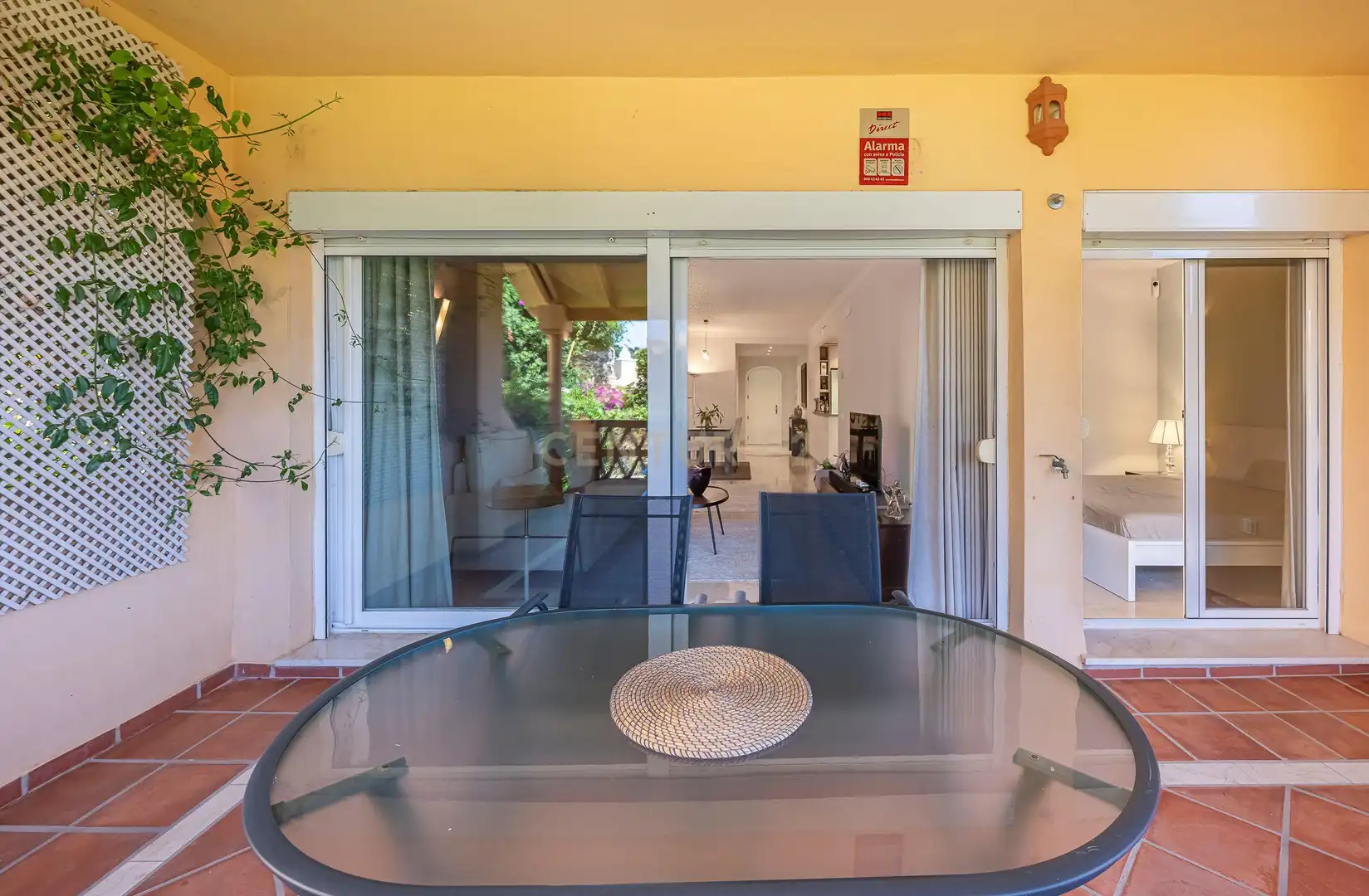 Terrace of Apartments for rent in Marbella  with Air Conditioner, Private garden and Washing machine