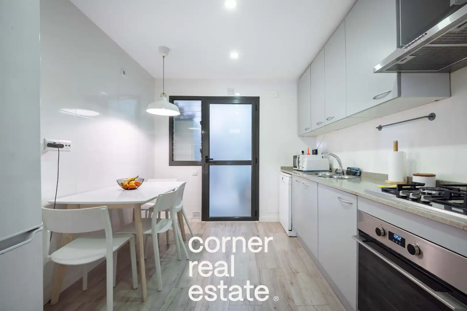 Kitchen of Ground floor for sale in Sant Cugat del Vallès  with Heating, Parquet flooring and Terrace