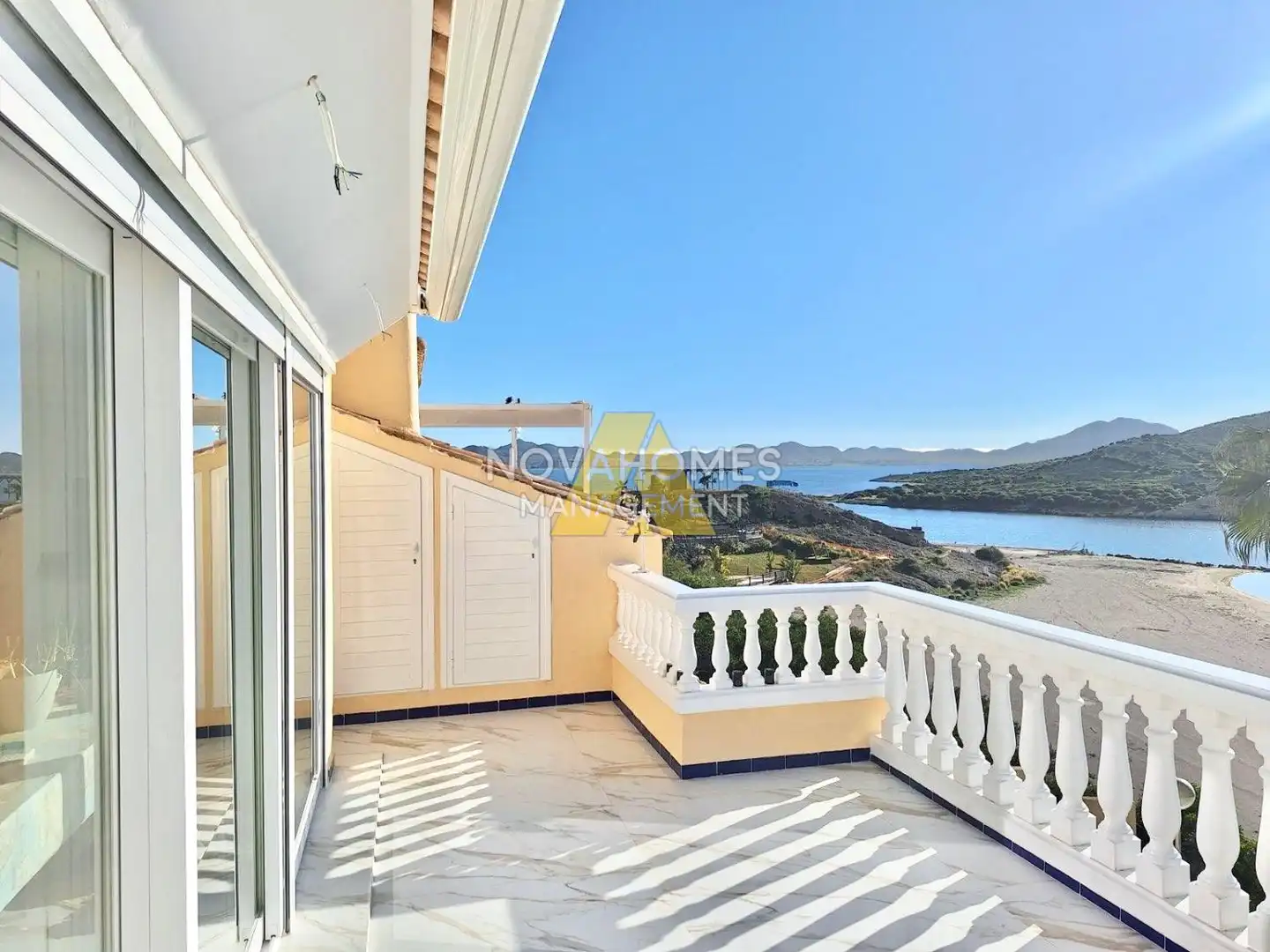 Terrace of Duplexes for sale in La Manga del Mar Menor  with Air Conditioner, Heating and Terrace