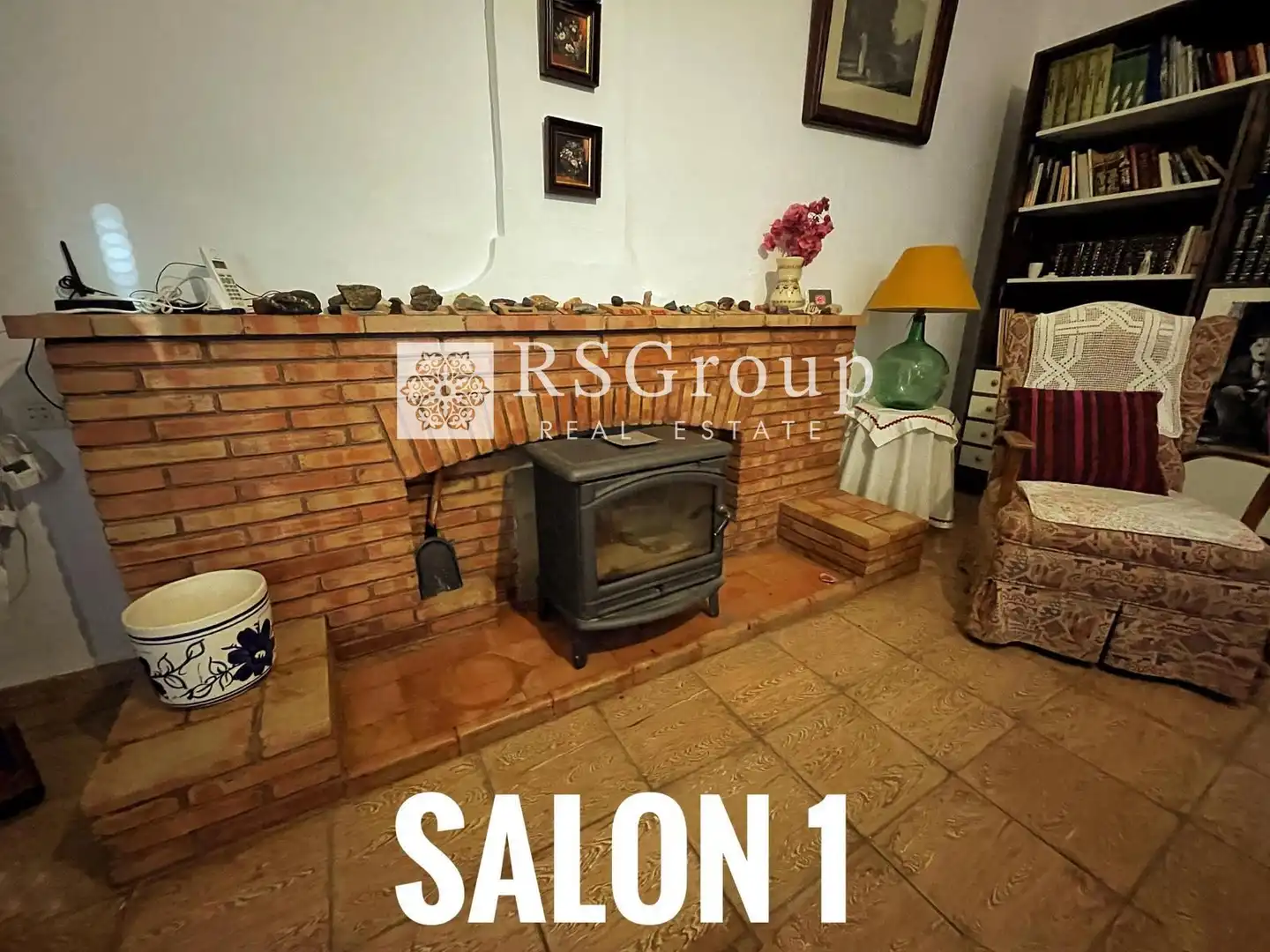 Sala d'estar de Casa o xalet en venda en Población de Arroyo
