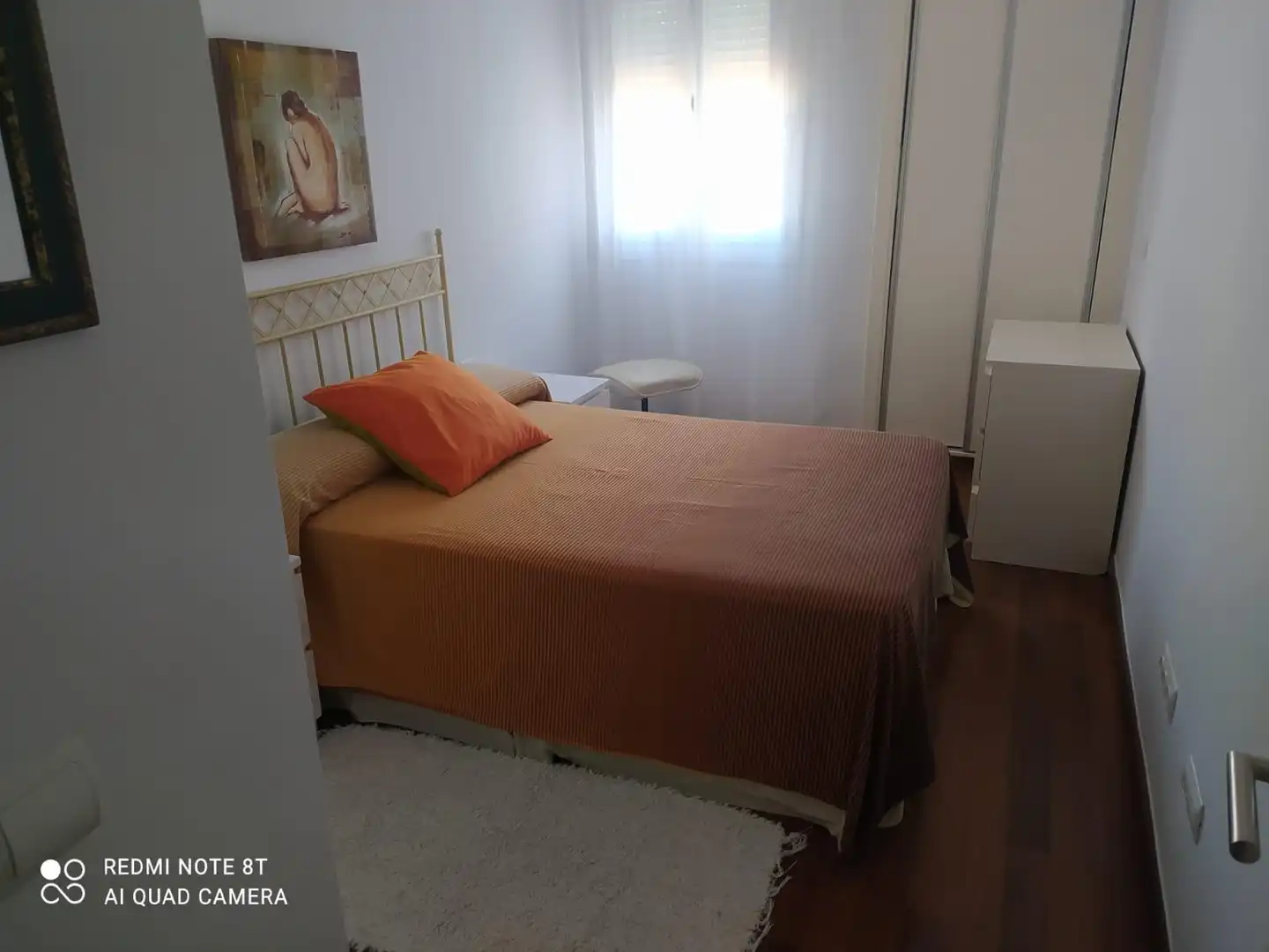 Schlafzimmer von Wohnung zur Miete in Almería mit Klimaanlage, Privatgarten und Möbliert