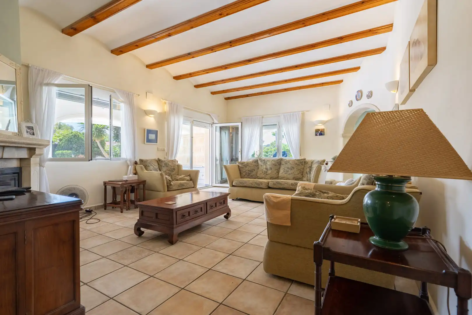 Living room of Houses for sale in Jávea / Xàbia  with Heating, Terrace and Swimming Pool
