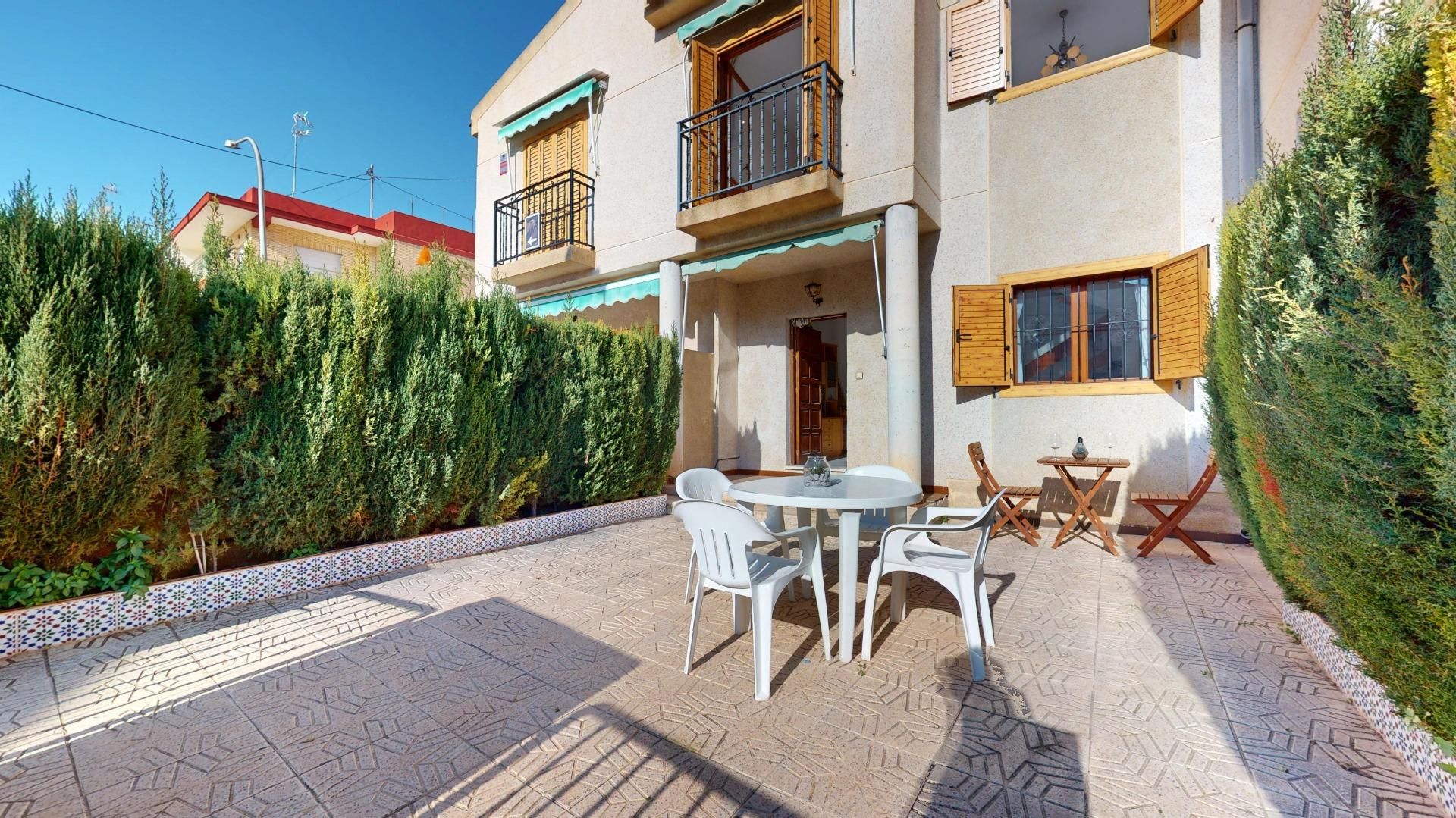 Jardí de Casa adosada en venda en San Javier amb Terrassa