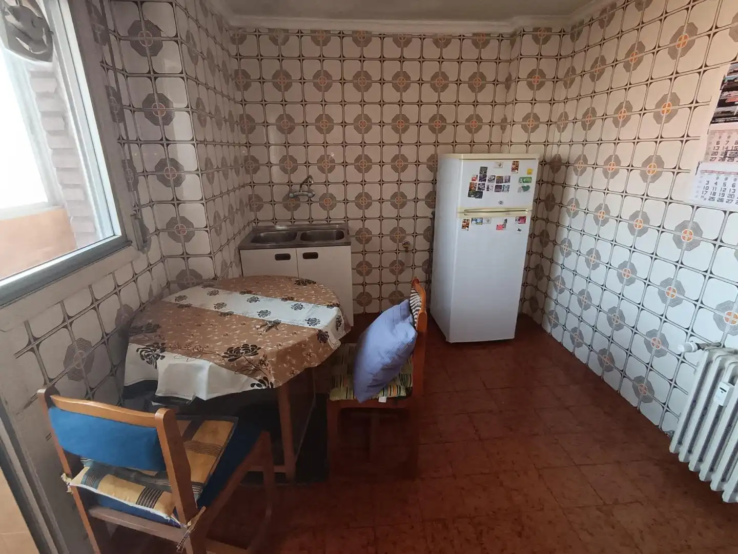Kitchen of Flat for sale in Valladolid  with Heating, Terrace and Balcony