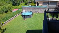 Swimming pool of Single-family semi-detached for sale in Redondela  with Heating, Private garden and Parquet flooring