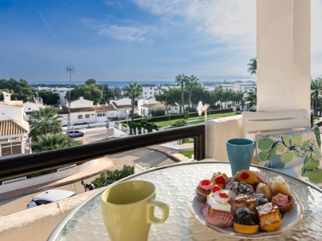Vista exterior de Apartament en venda en Torrevieja amb Jardí privat, Terrassa i Moblat