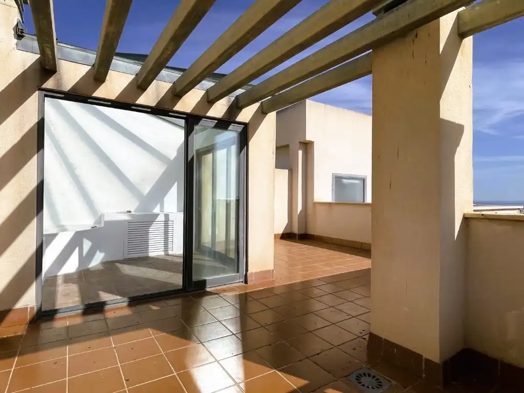 Terraza de Apartamento en venta en Vera con Piscina