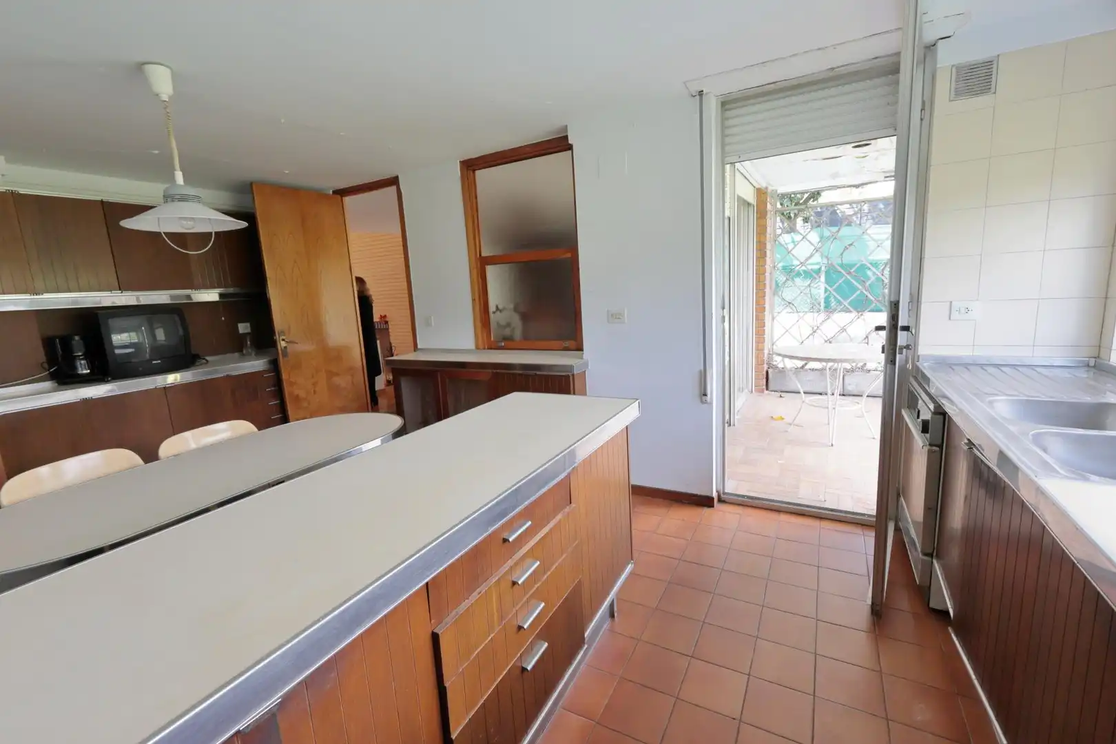 Cocina de Casa adosada en venta en O Barco de Valdeorras   con Calefacción, Piscina y Balcón