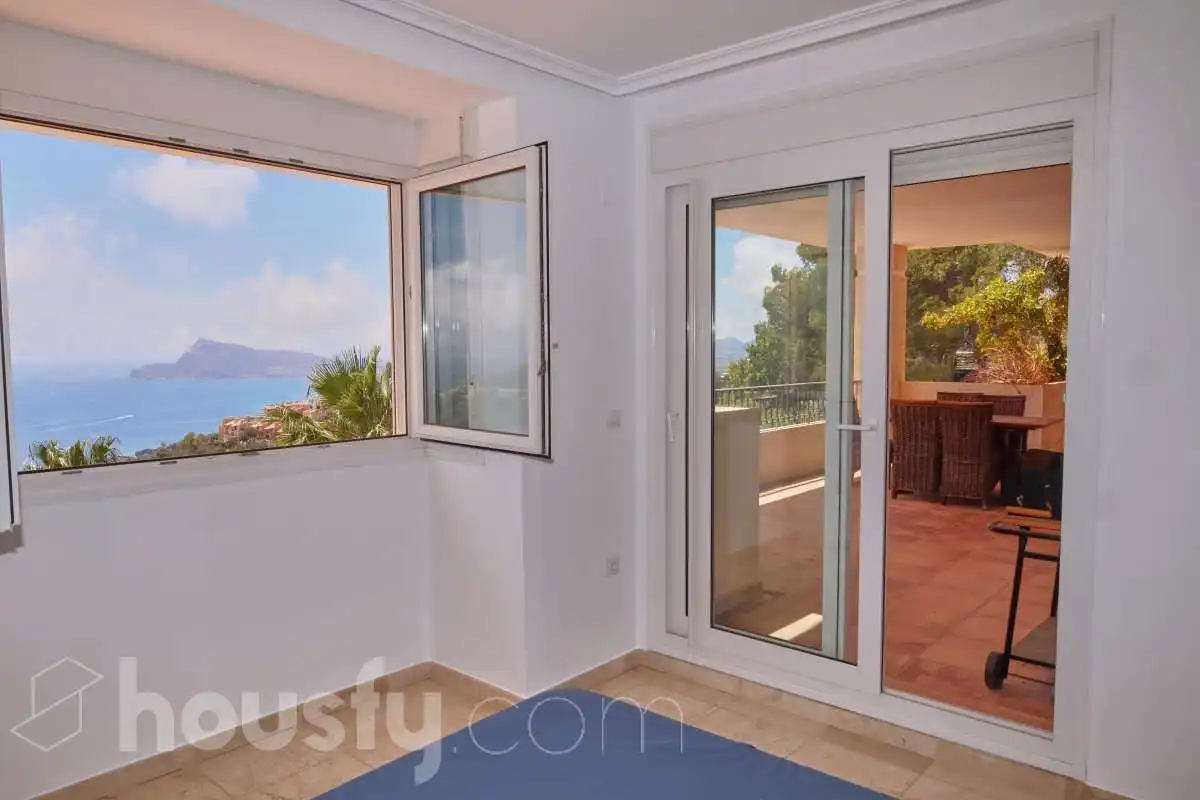 Sala de estar de Piso en venta en Altea con Aire acondicionado, Jardín privado y Terraza