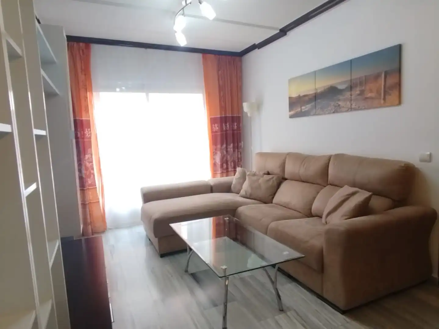 Living room of Flat for rent in Ciudad Real  with Heating, Terrace and Furnished