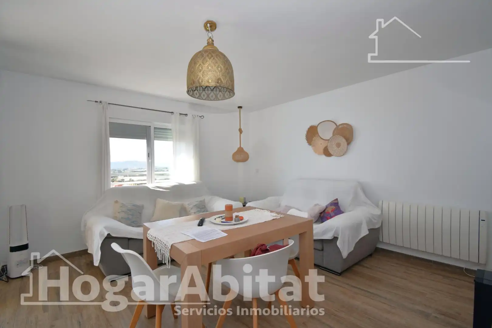 Sala d'estar de Pis en venda en Sueca amb Calefacció, Terrassa i Balcó
