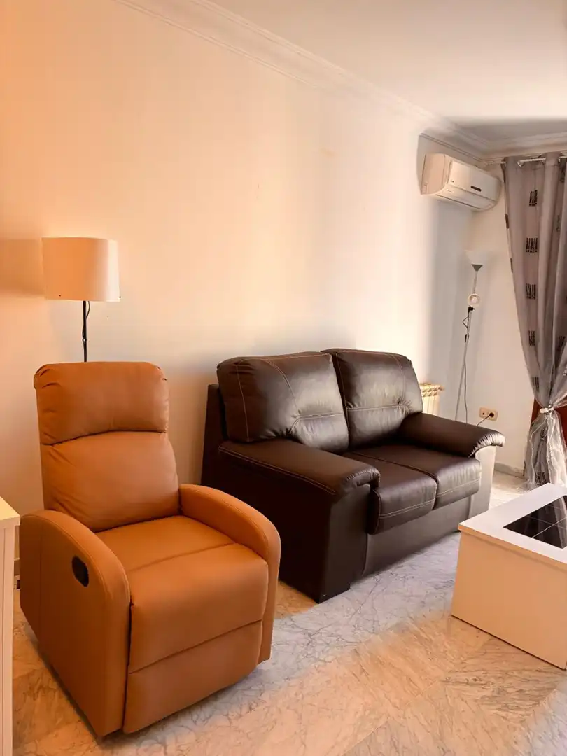 Sala de estar de Piso de alquiler en Badajoz con Aire acondicionado, Calefacción y Terraza