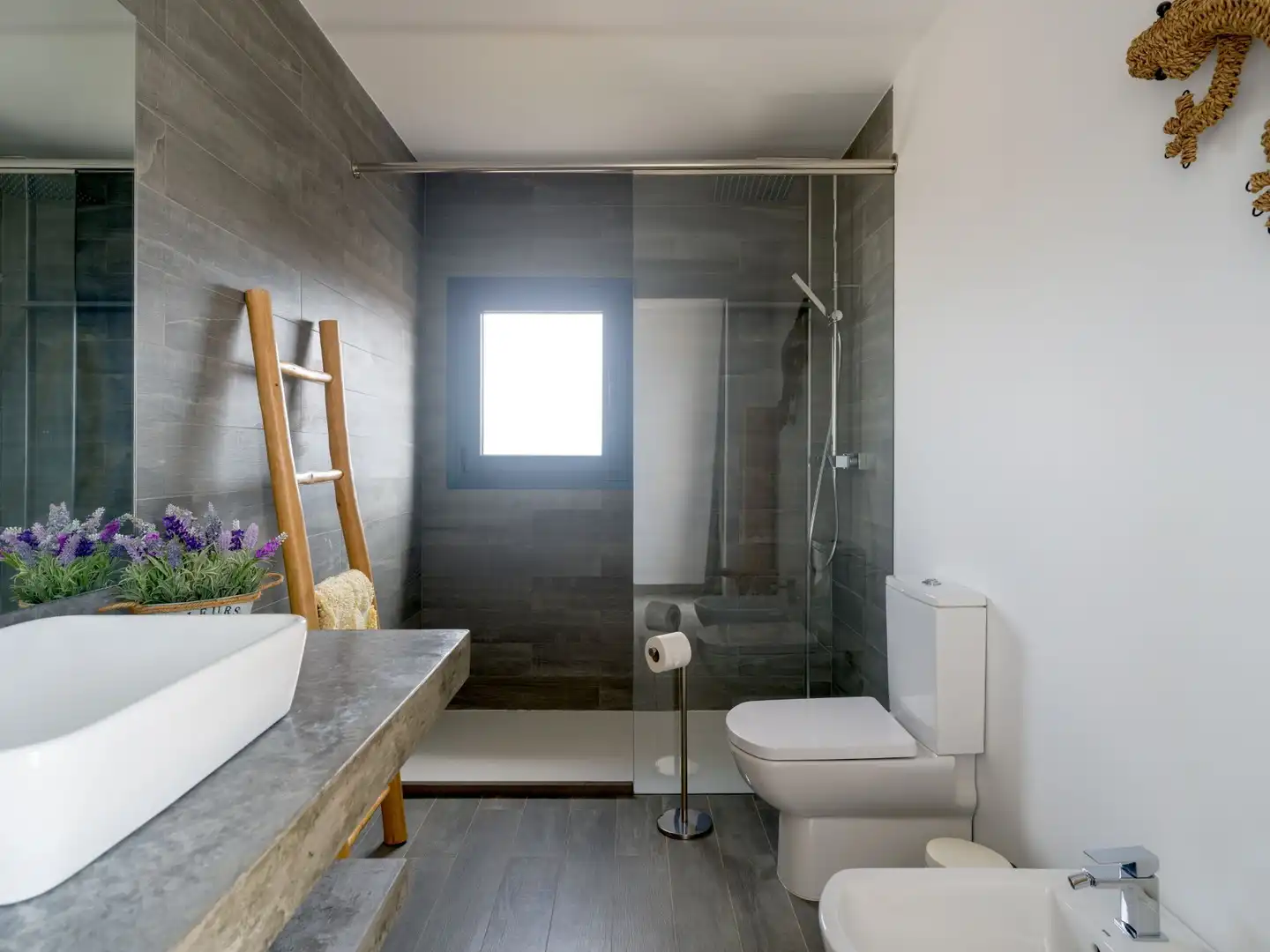 Baño de Casa o chalet en venta en La Oliva con Jardín privado, Terraza y Trastero