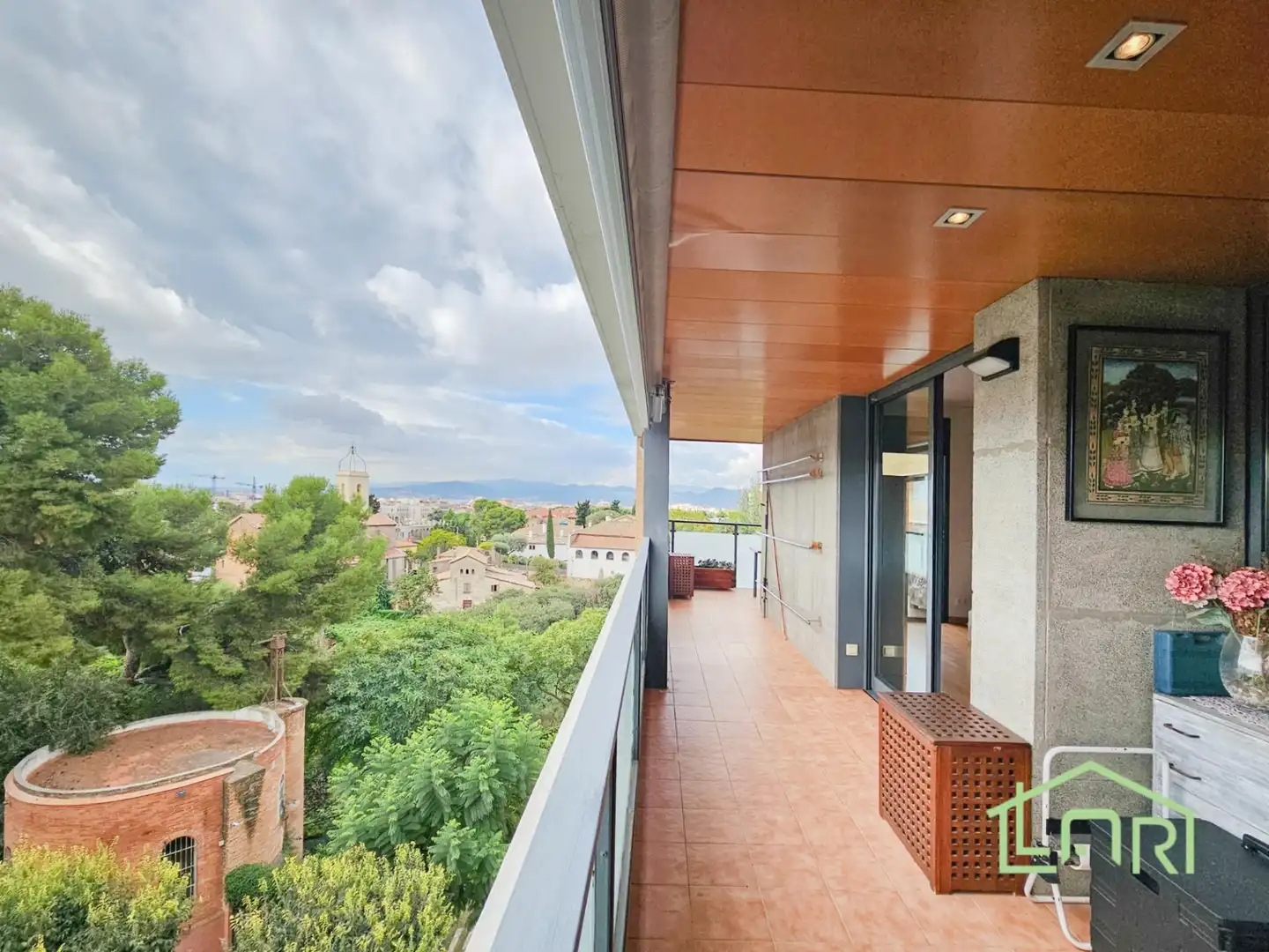Balcony of Flat for sale in El Centre