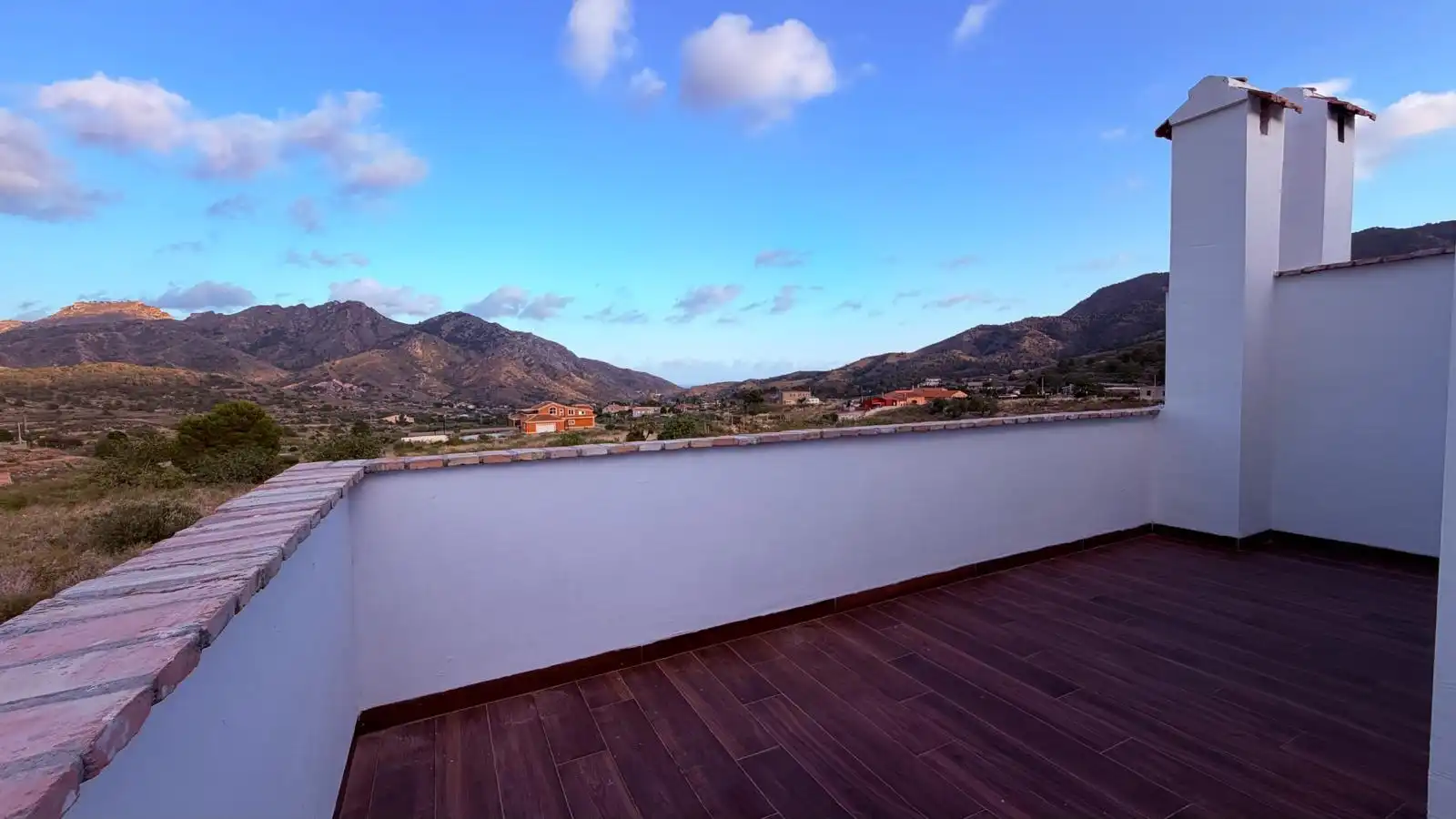 Terrassa de Finca rústica de lloguer en Cartagena amb Aire condicionat, Calefacció i Jardí privat