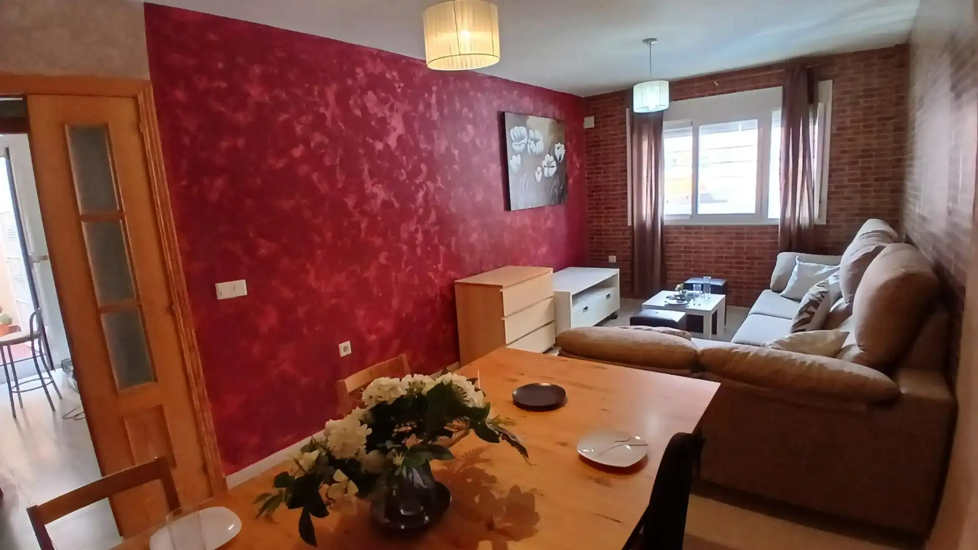 Living room of Flat for sale in Vícar  with Storage room, Furnished and Community pool