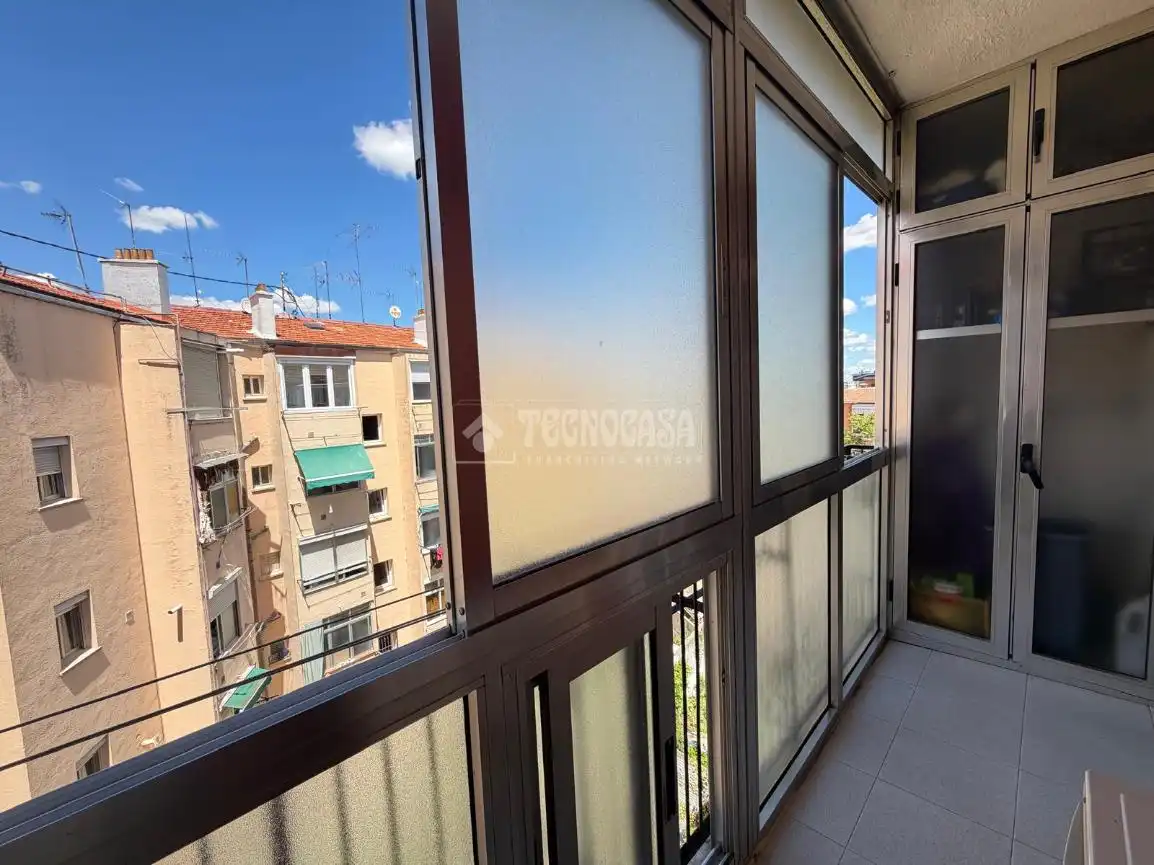 Balcony of Flat for sale in Madrid  with Air Conditioner, Heating and Balcony
