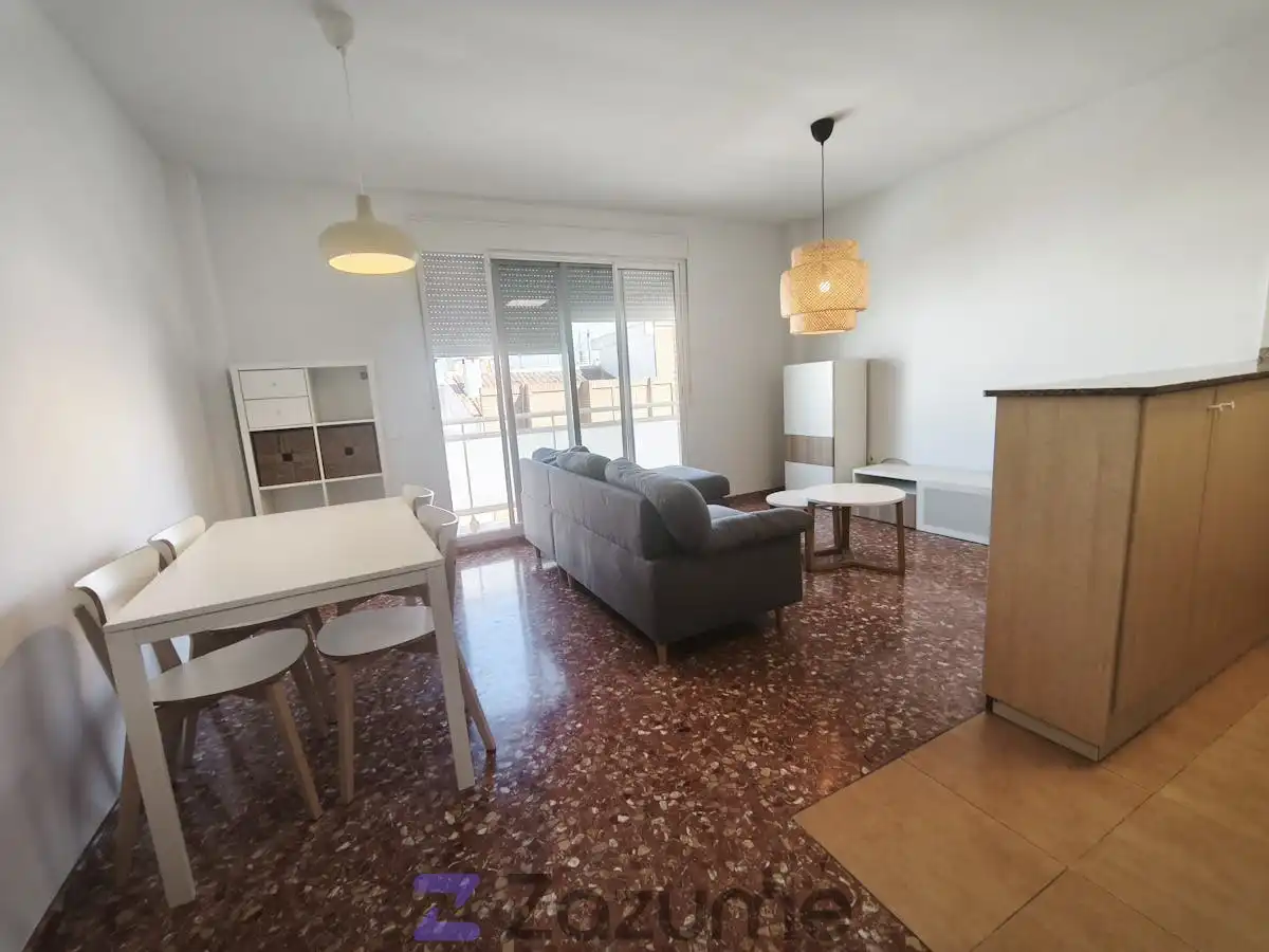 Sala d'estar de Pis de lloguer en Benifaió amb Terrassa, Traster i Moblat