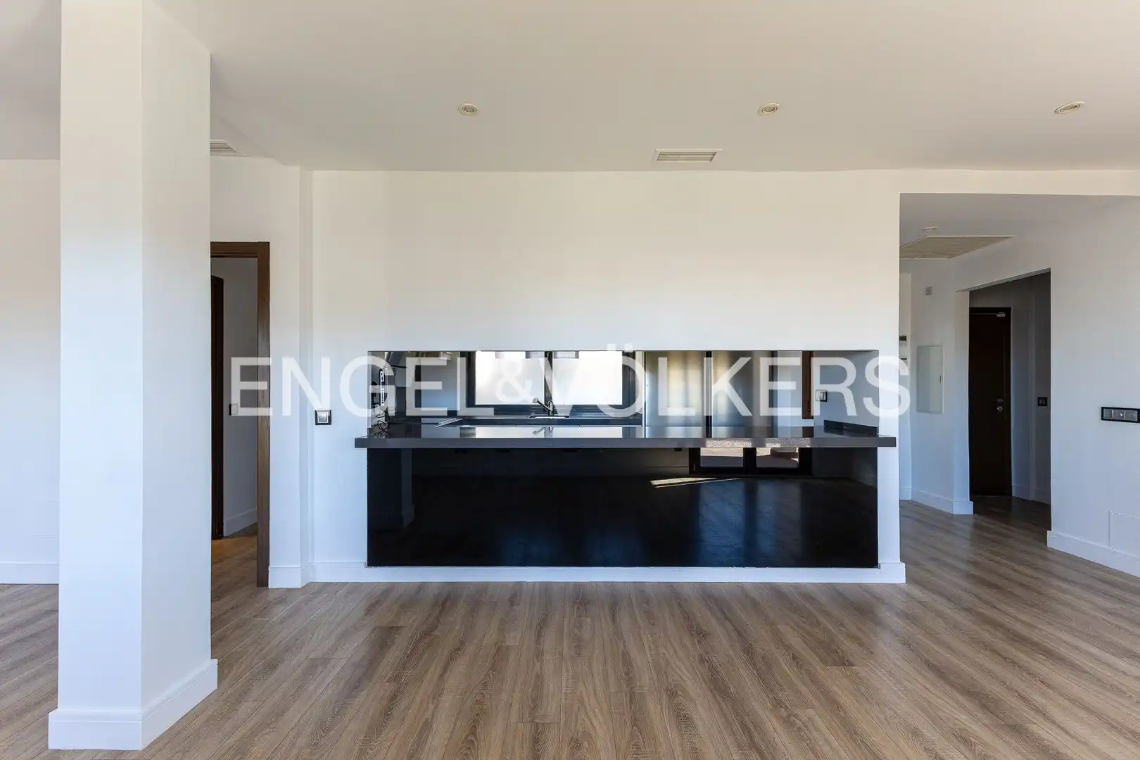 Living room of Flat for rent in Madrid  with Air Conditioner, Heating and Parquet flooring