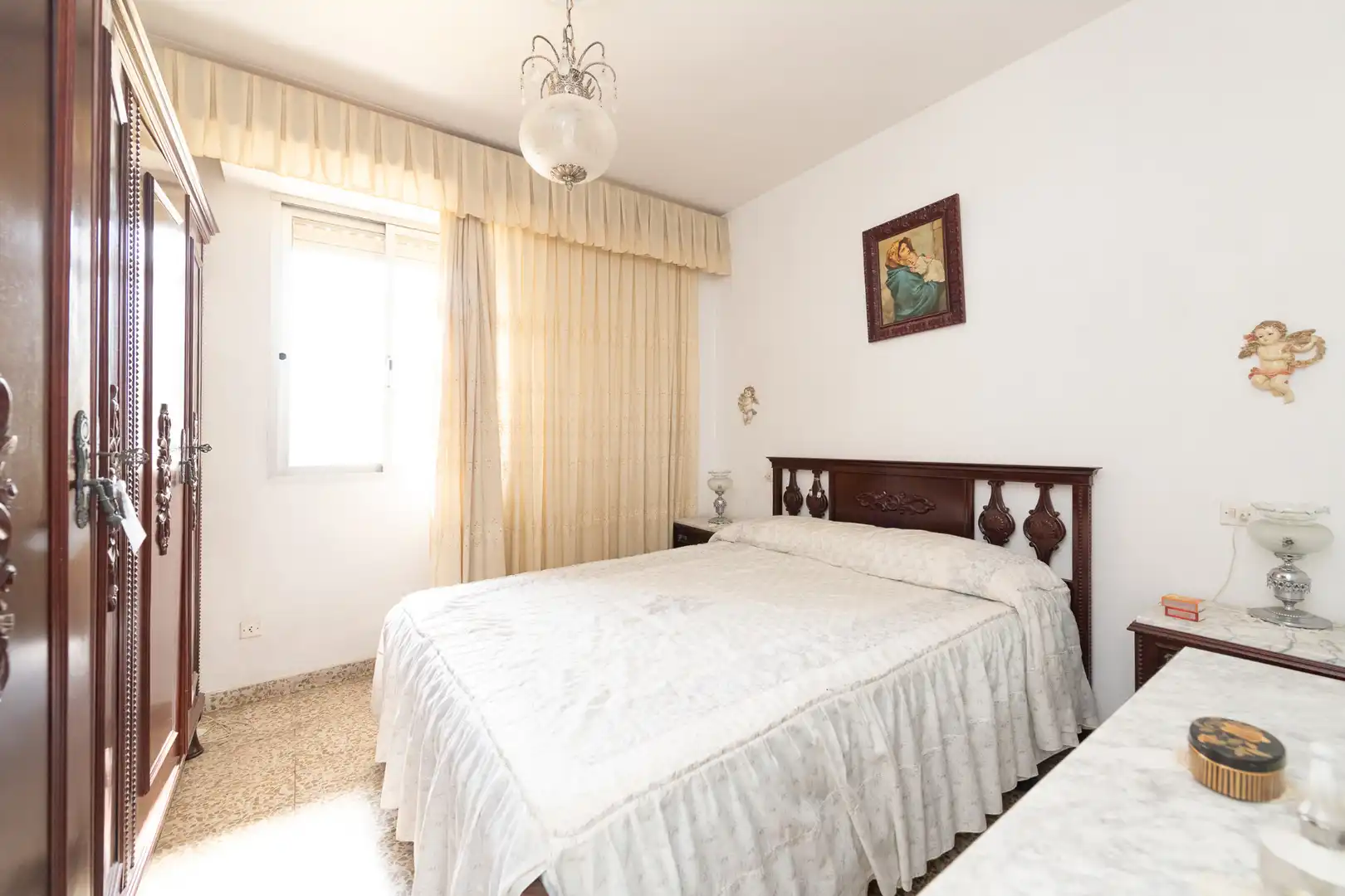 Bedroom of Flat for sale in Málaga