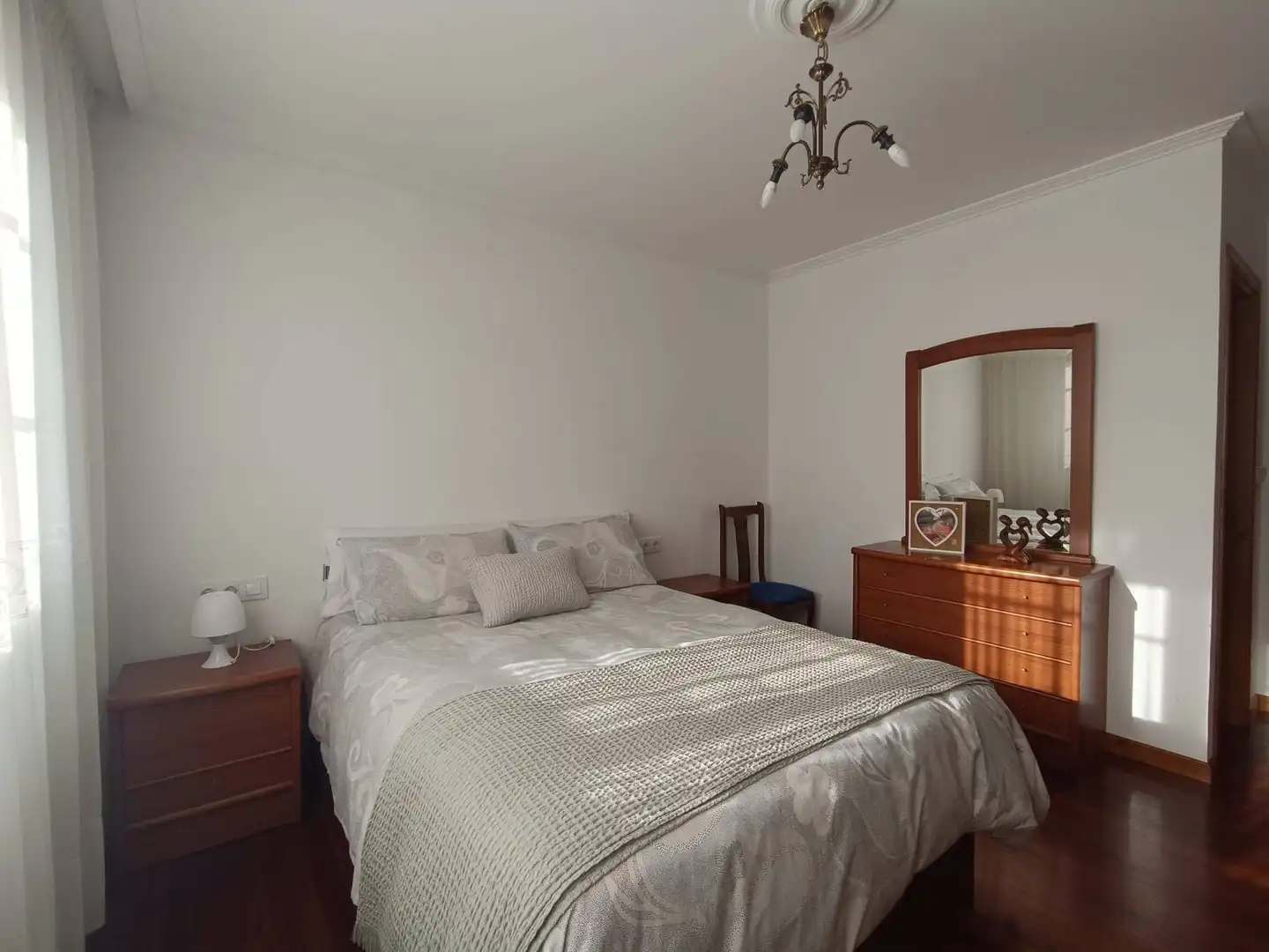 Schlafzimmer von Wohnung zum Verkauf in Touro mit Privatgarten, Terrasse und Abstellraum