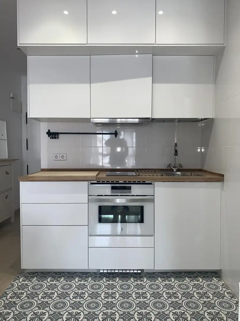Kitchen of Flat for rent in Madrid  with Air Conditioner, Heating and Furnished