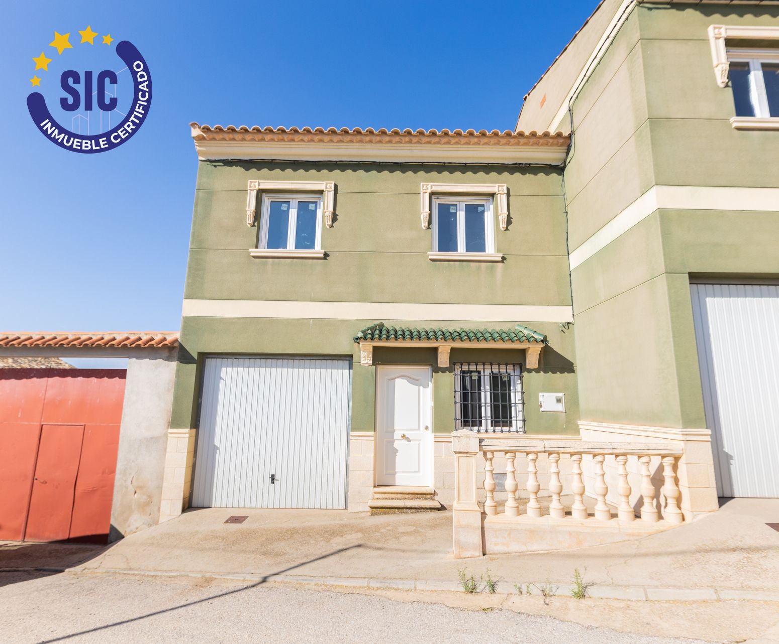 Vista exterior de Casa adosada en venda en Hontecillas amb Terrassa