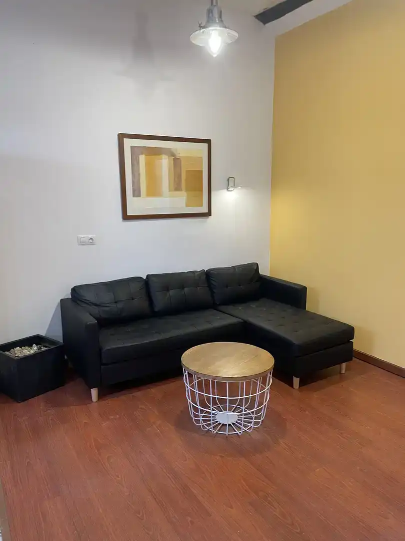 Sala d'estar de Pis de lloguer en Ferrol amb Moblat