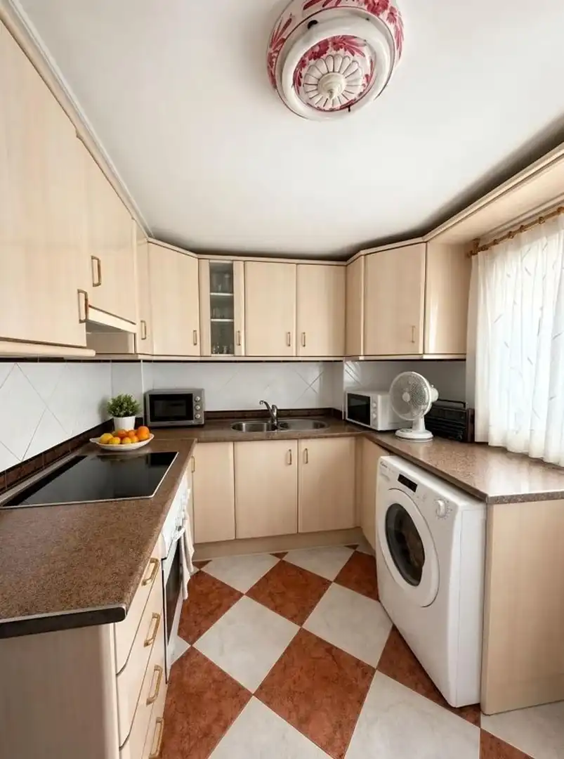 Kitchen of Flat for sale in Málaga  with Furnished and Balcony