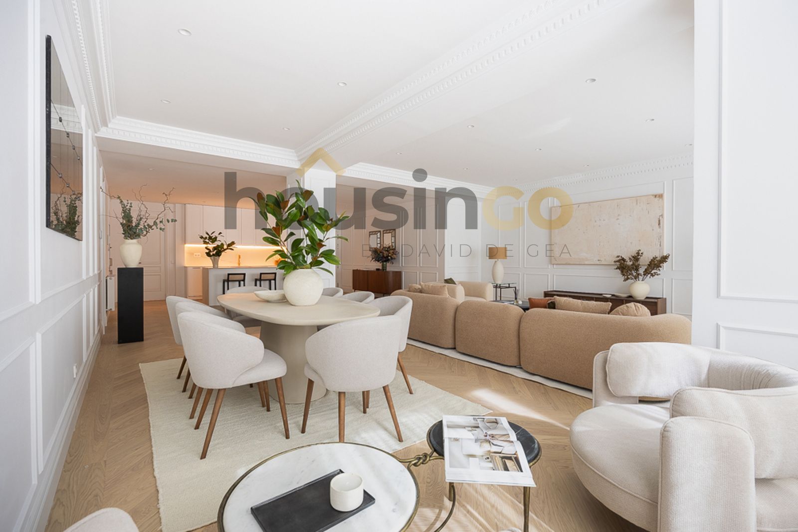 Living room of Flat for sale in  Madrid Capital  with Air Conditioner, Heating and Storage room