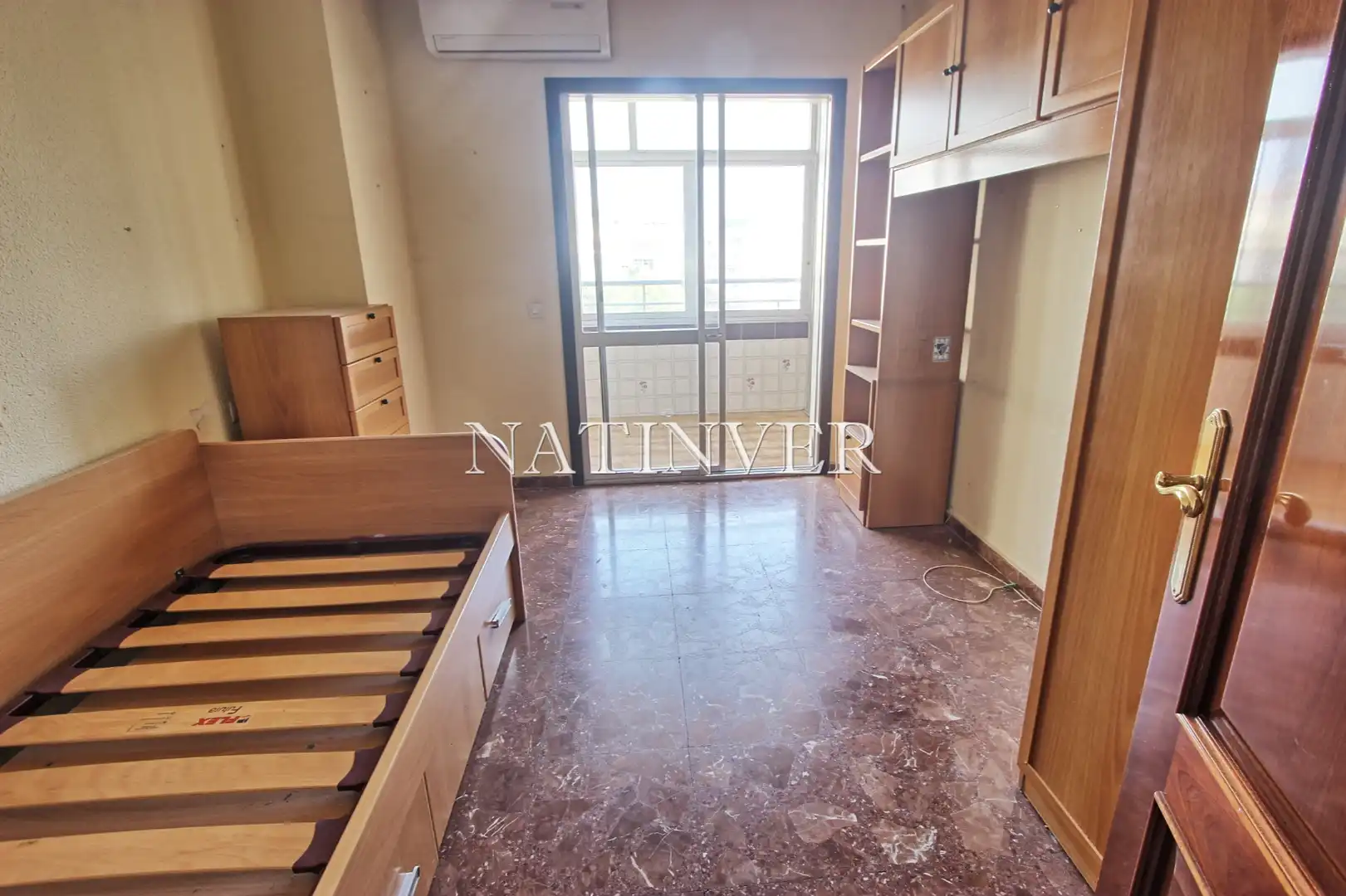 Bedroom of Flat for sale in Málaga  with Air Conditioner and Terrace