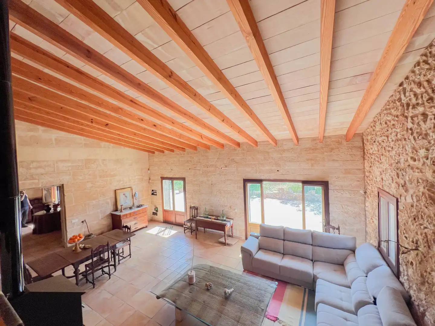 Living room of Country homes for sale in Manacor  with Air Conditioner, Terrace and Storage room