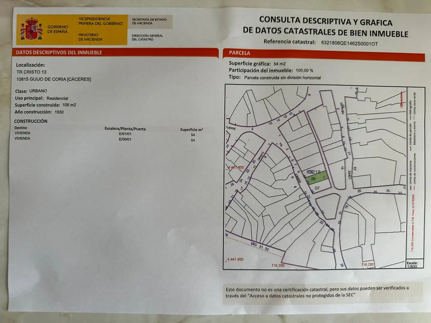 Casa o xalet en venda en Guijo de Coria amb Traster
