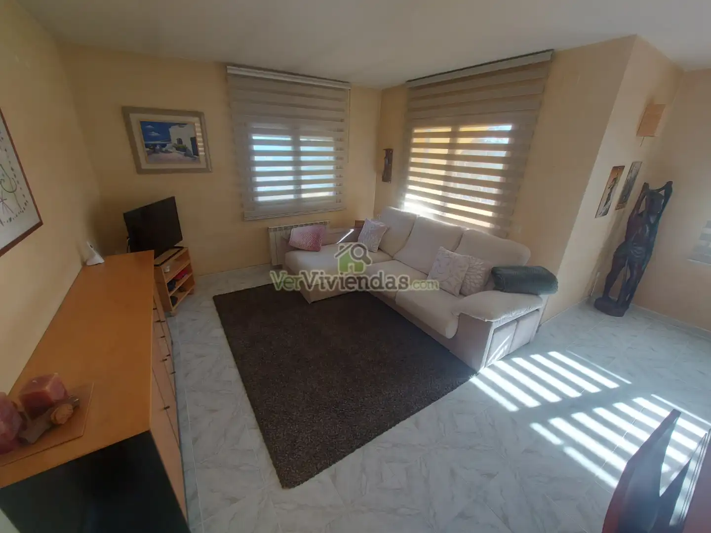 Sala de estar de Casa o chalet en venta en Vallirana con Calefacción, Jardín privado y Terraza