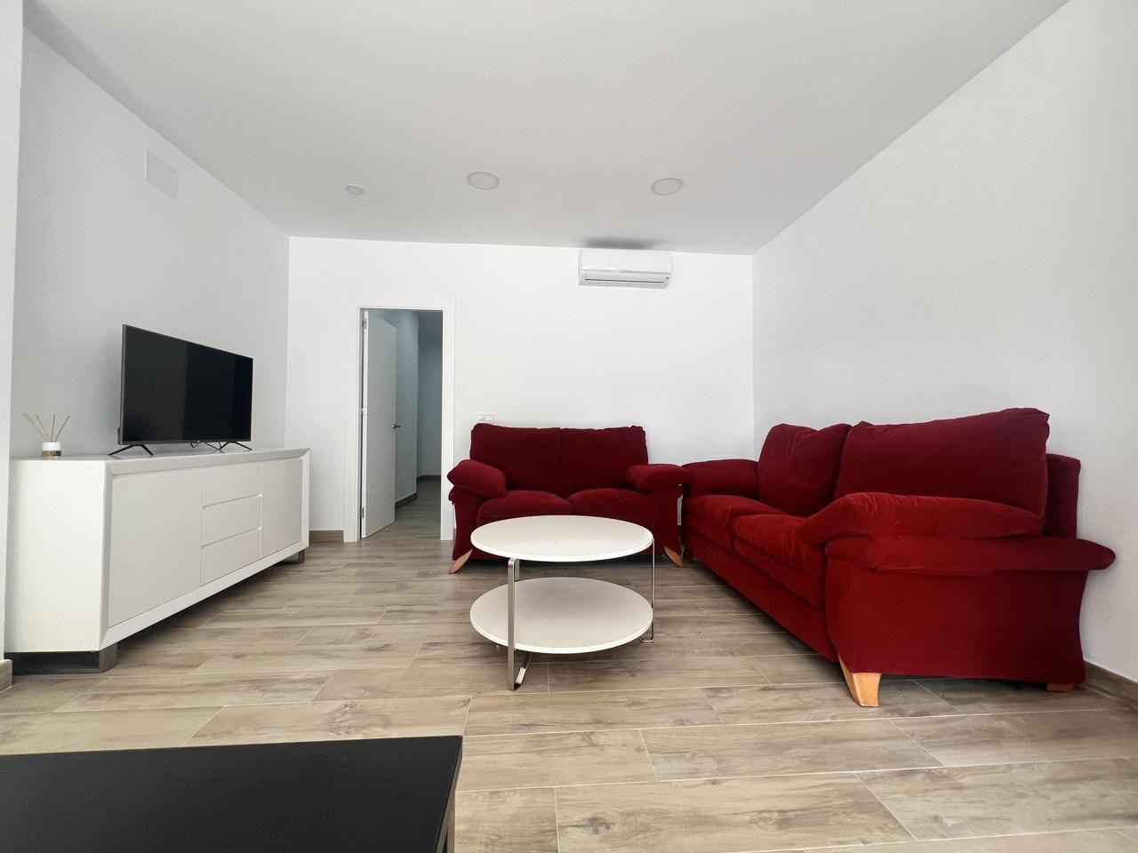 Living room of Planta baja to rent in Málaga Capital  with Air Conditioner and Furnished