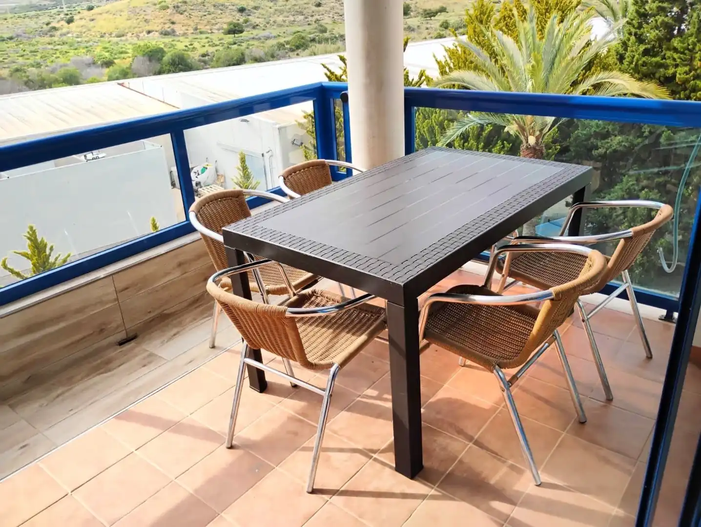 Terrasse von Wohnung zur Miete in Cartagena mit Klimaanlage, Heizung und Möbliert