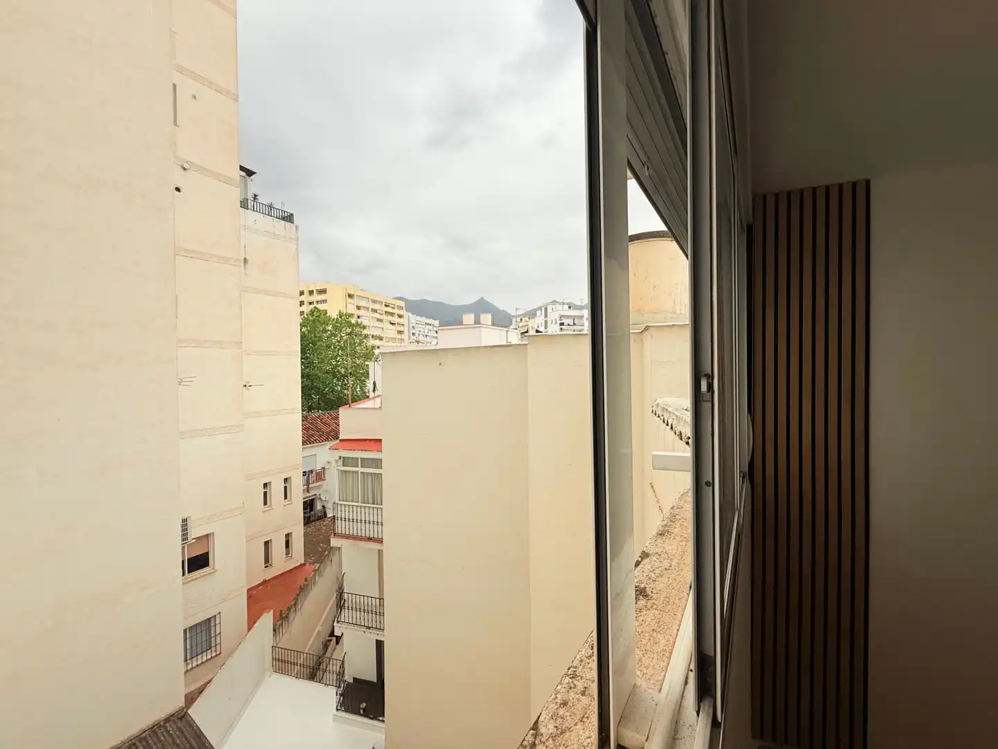 Bedroom of Office for rent in Marbella  with Air Conditioner and Balcony