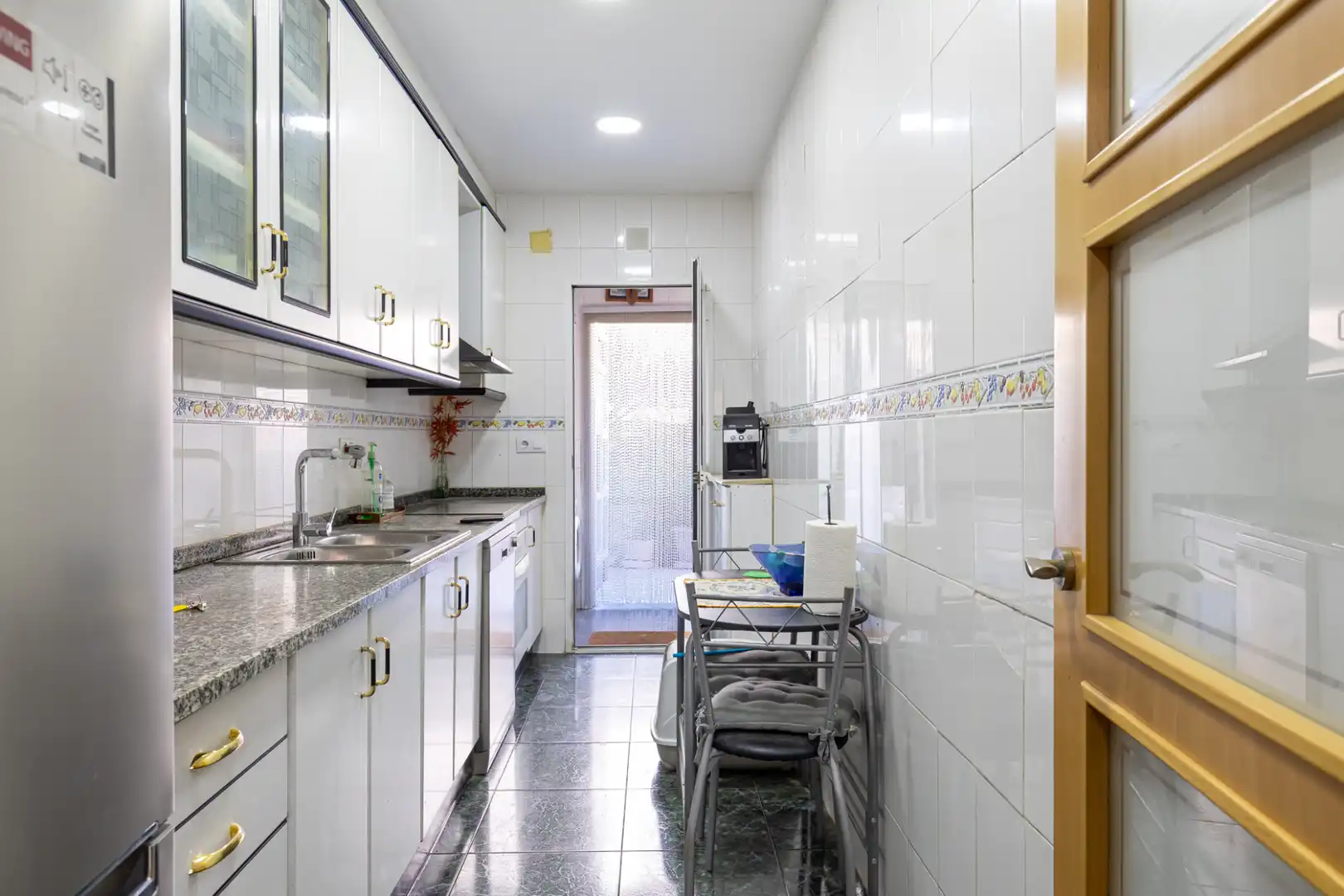 Kitchen of Flat for sale in Terrassa  with Air Conditioner, Heating and Terrace