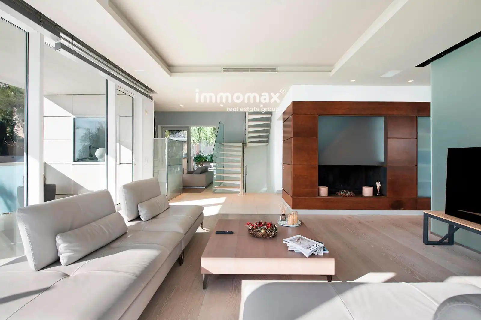 Sala de estar de Casa o chalet en venta en Barcelona con Aire acondicionado, Calefacción y Terraza