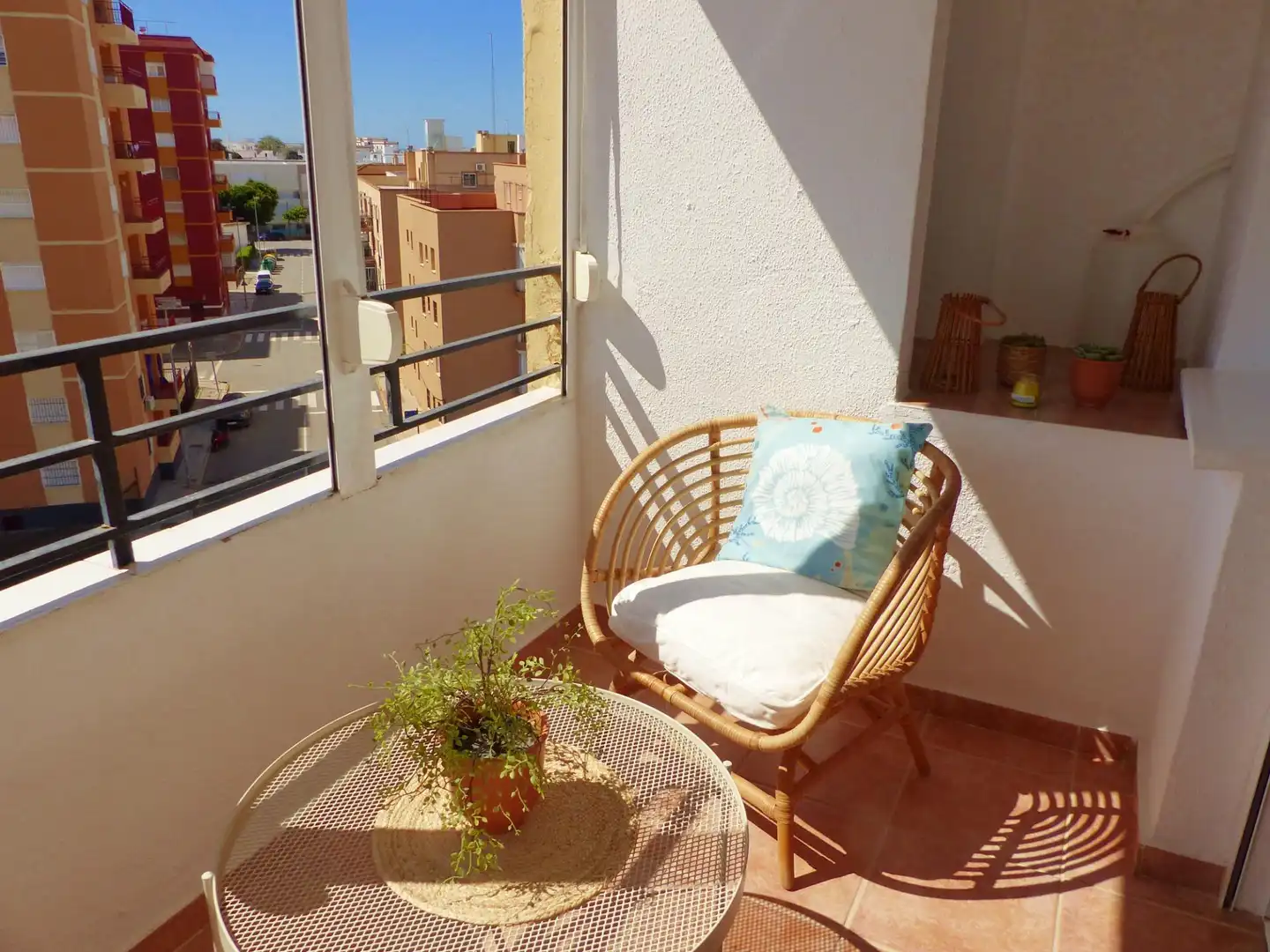 Balcony of Flat for sale in Chipiona  with Air Conditioner, Terrace and Furnished