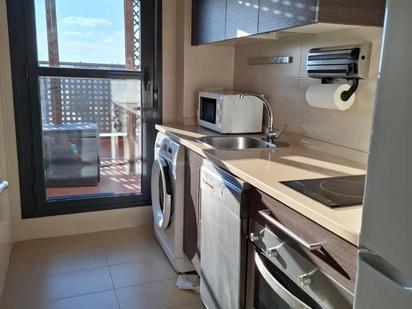 Kitchen of Attic for sale in  Madrid Capital  with Air Conditioner, Heating and Terrace